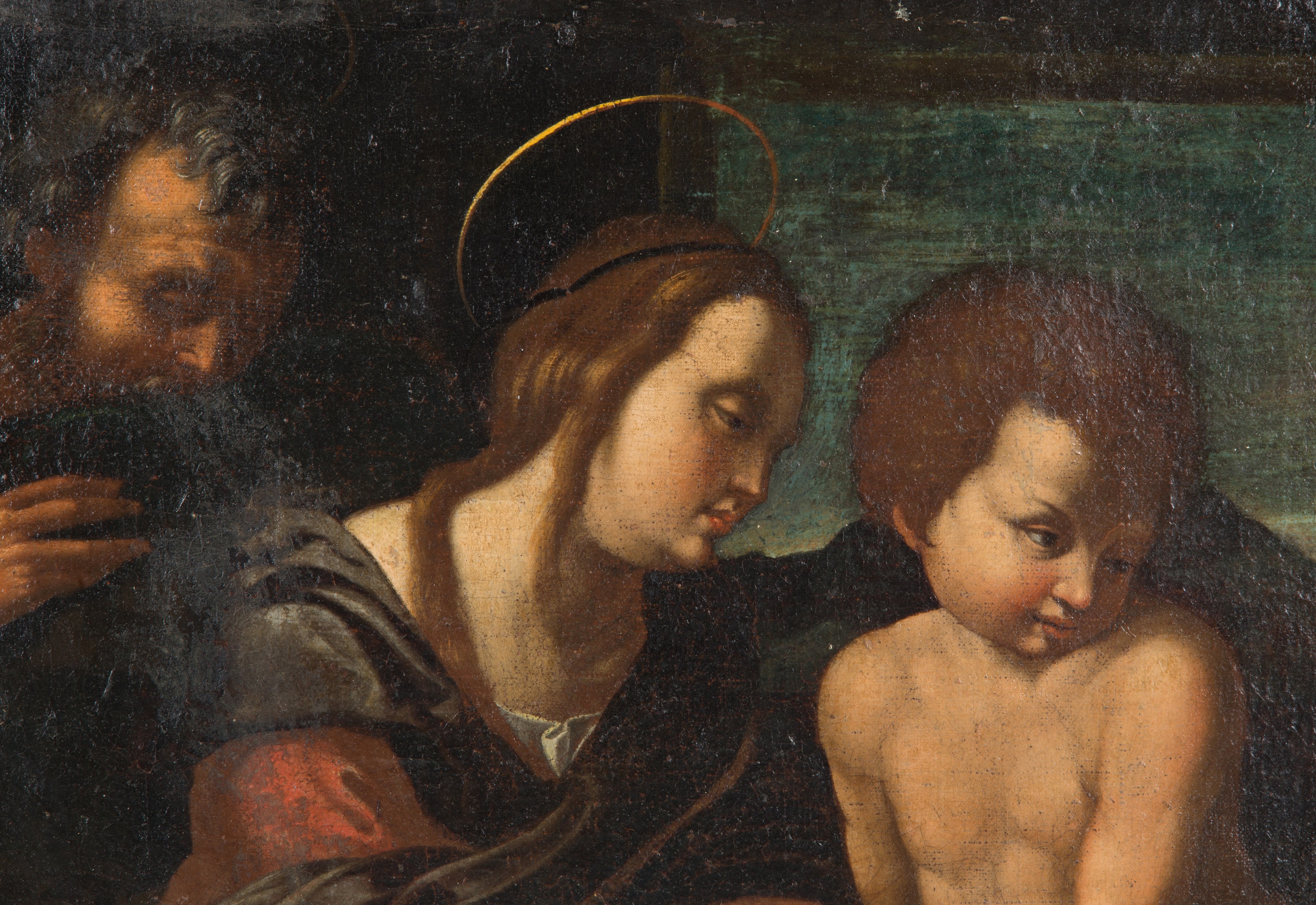Dipinto "sacra Famiglia con San Giovannino"
