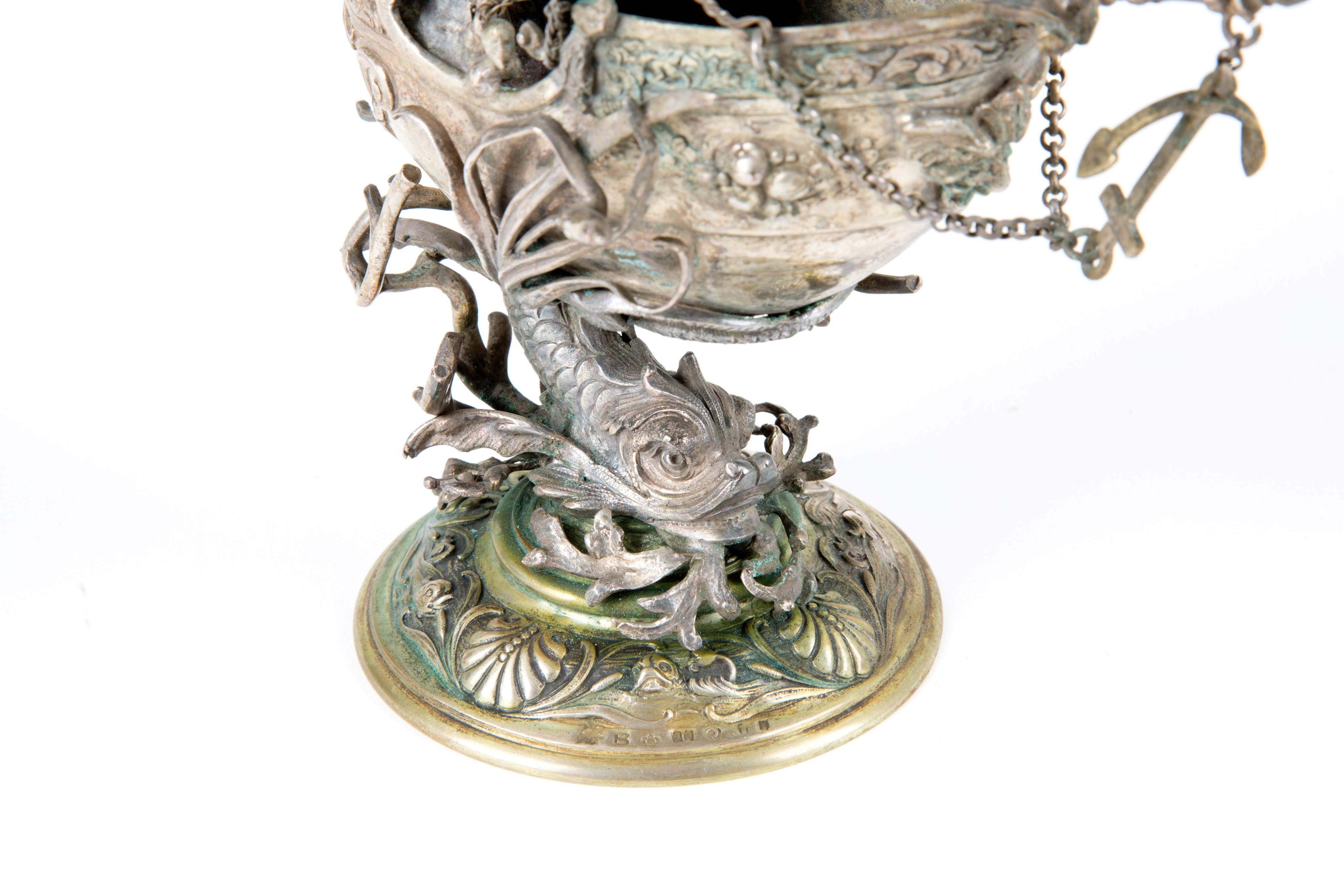 Coppia di Vascelli in Argento