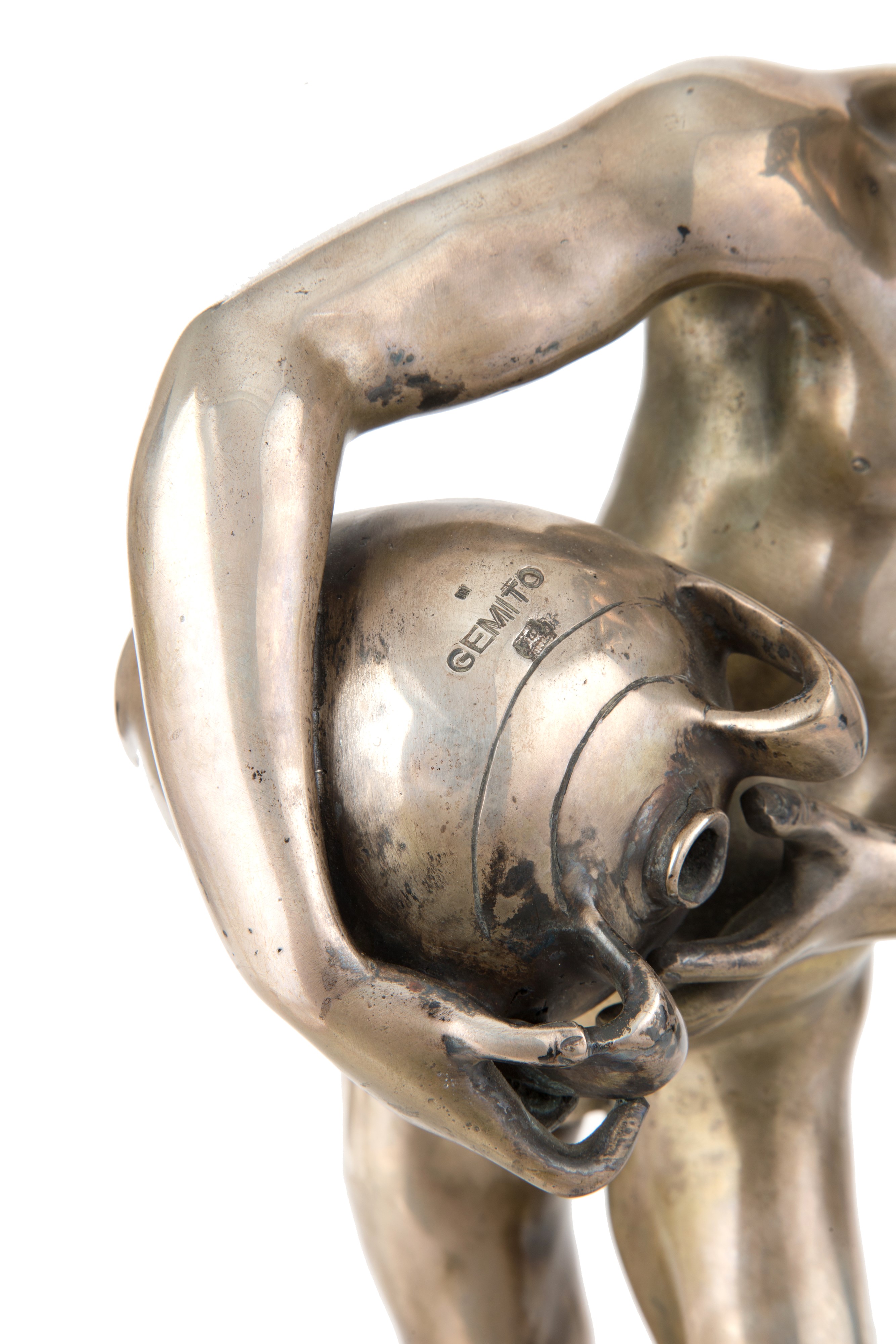 Vincenzo Gemito - Scultura in Argento "L'acquaiolo".