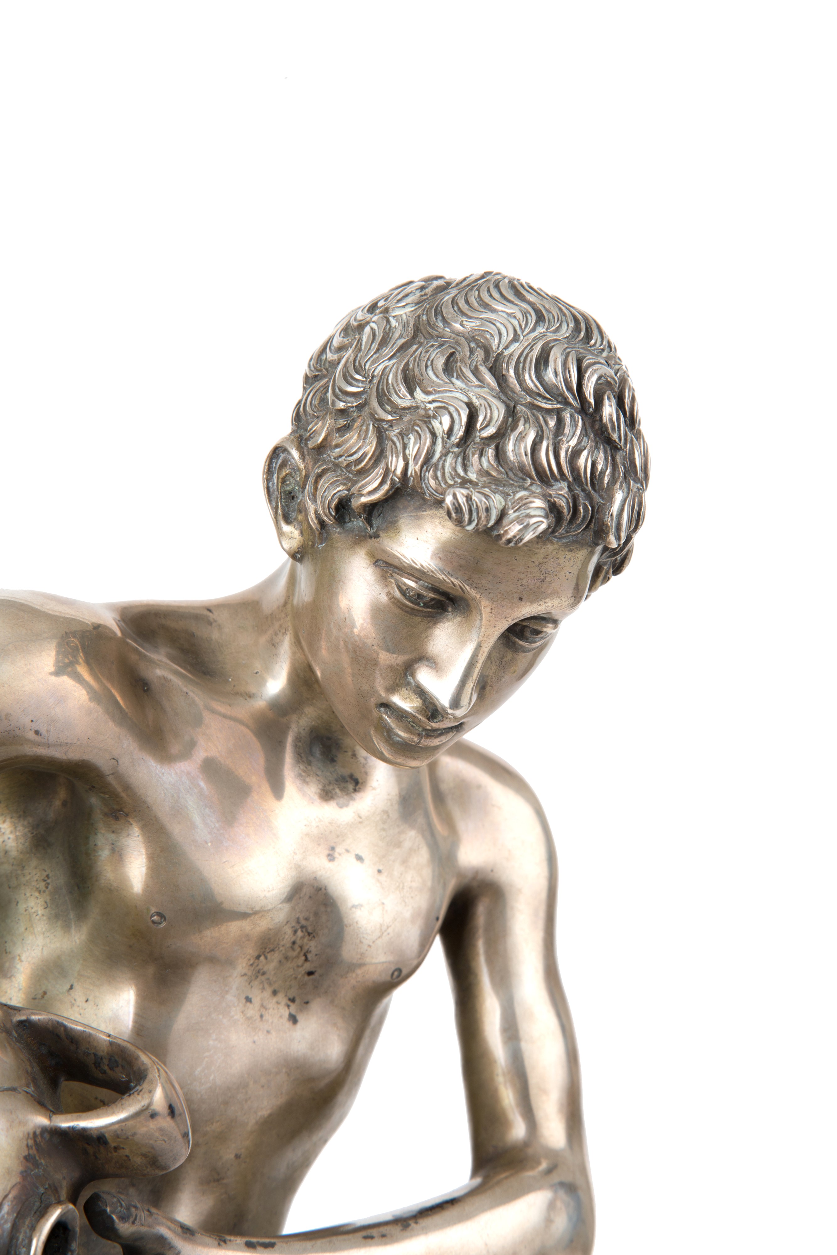 Vincenzo Gemito - Scultura in Argento "L'acquaiolo".