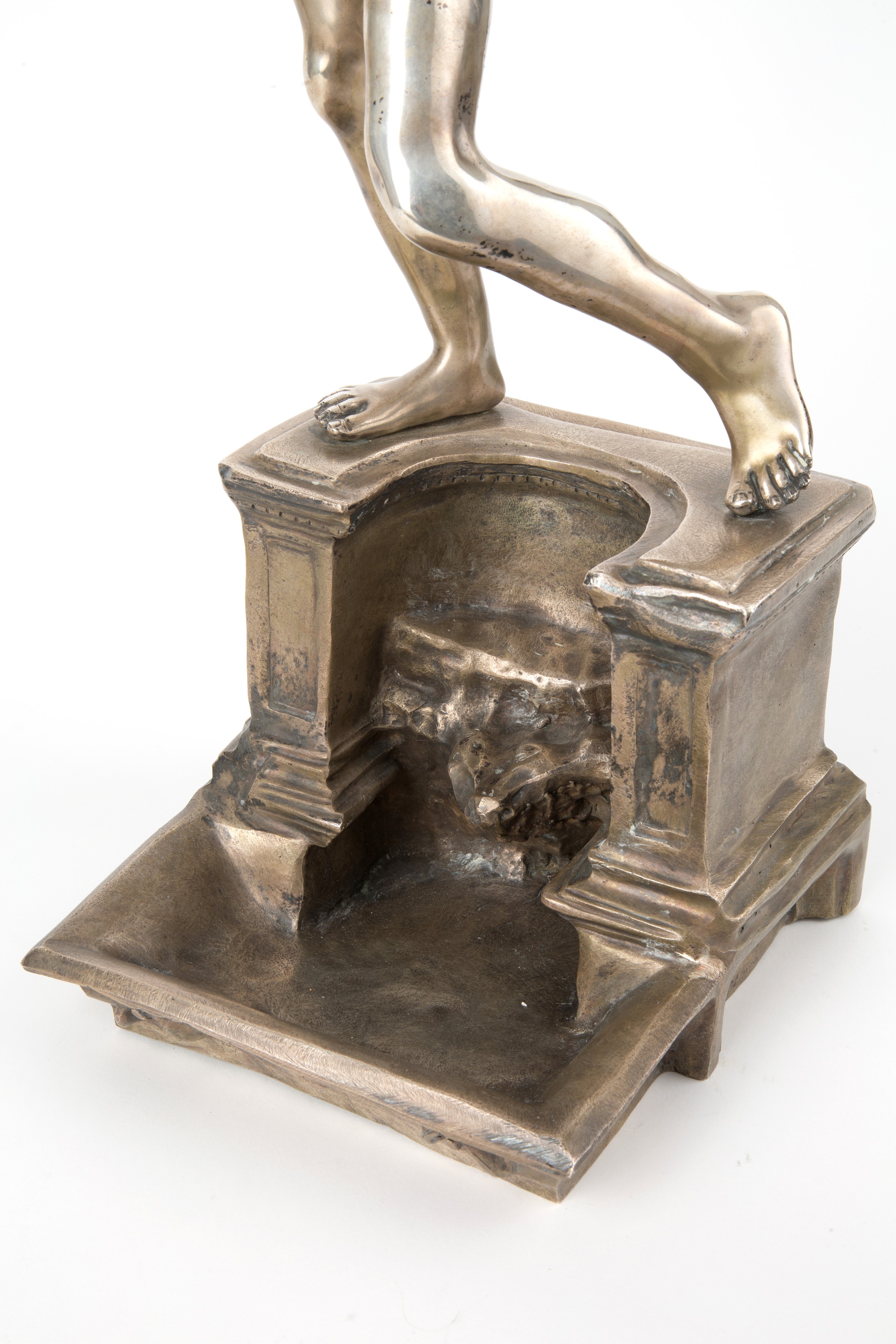 Vincenzo Gemito - Scultura in Argento "L'acquaiolo".