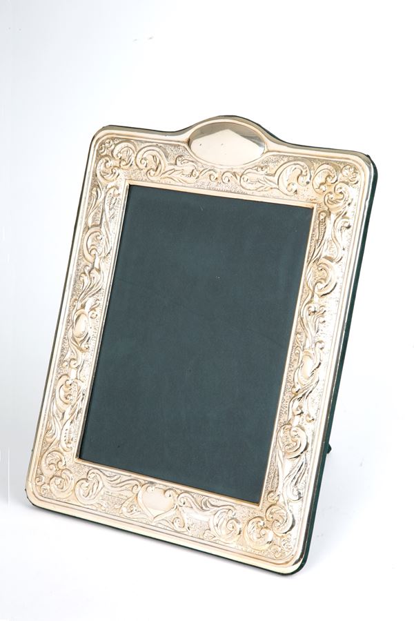Silver photo frame
