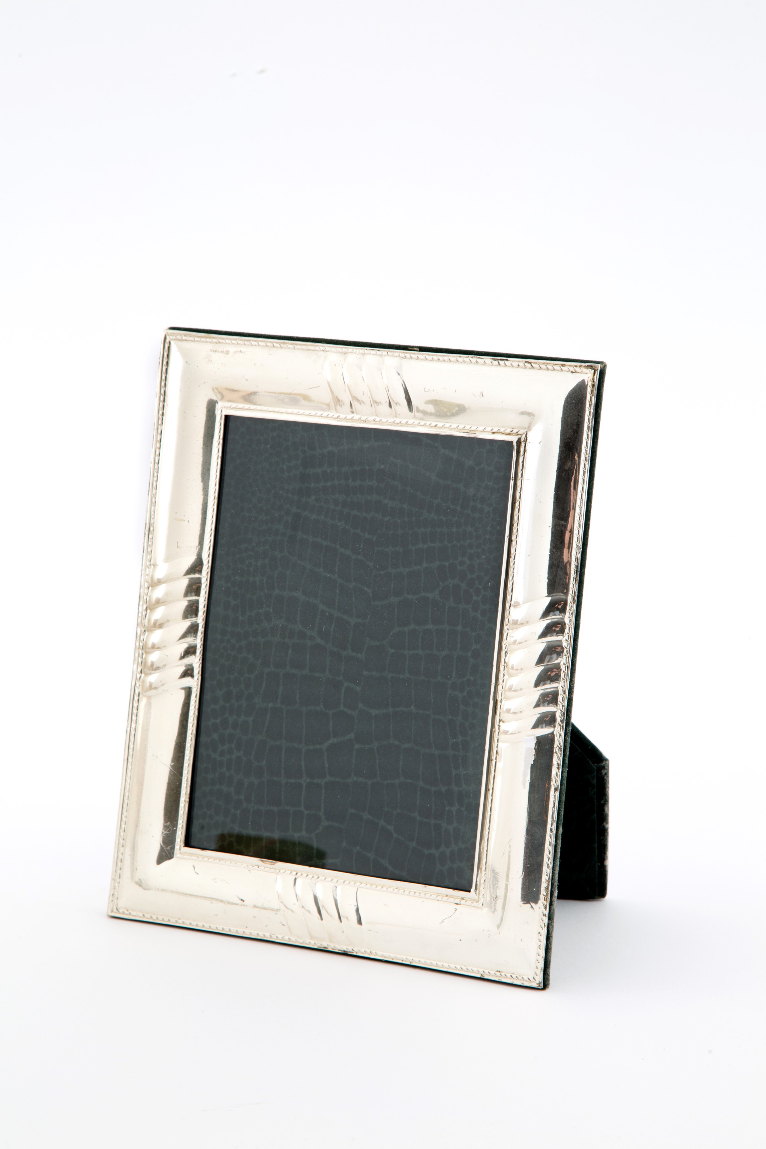 Tre portafotografie in argento