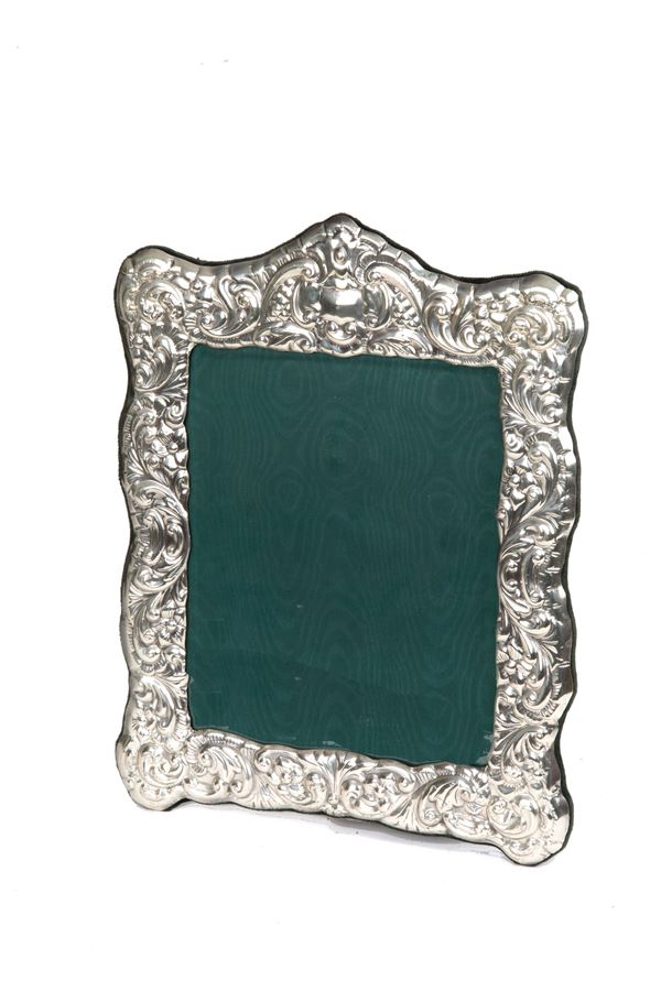 Silver photo frame