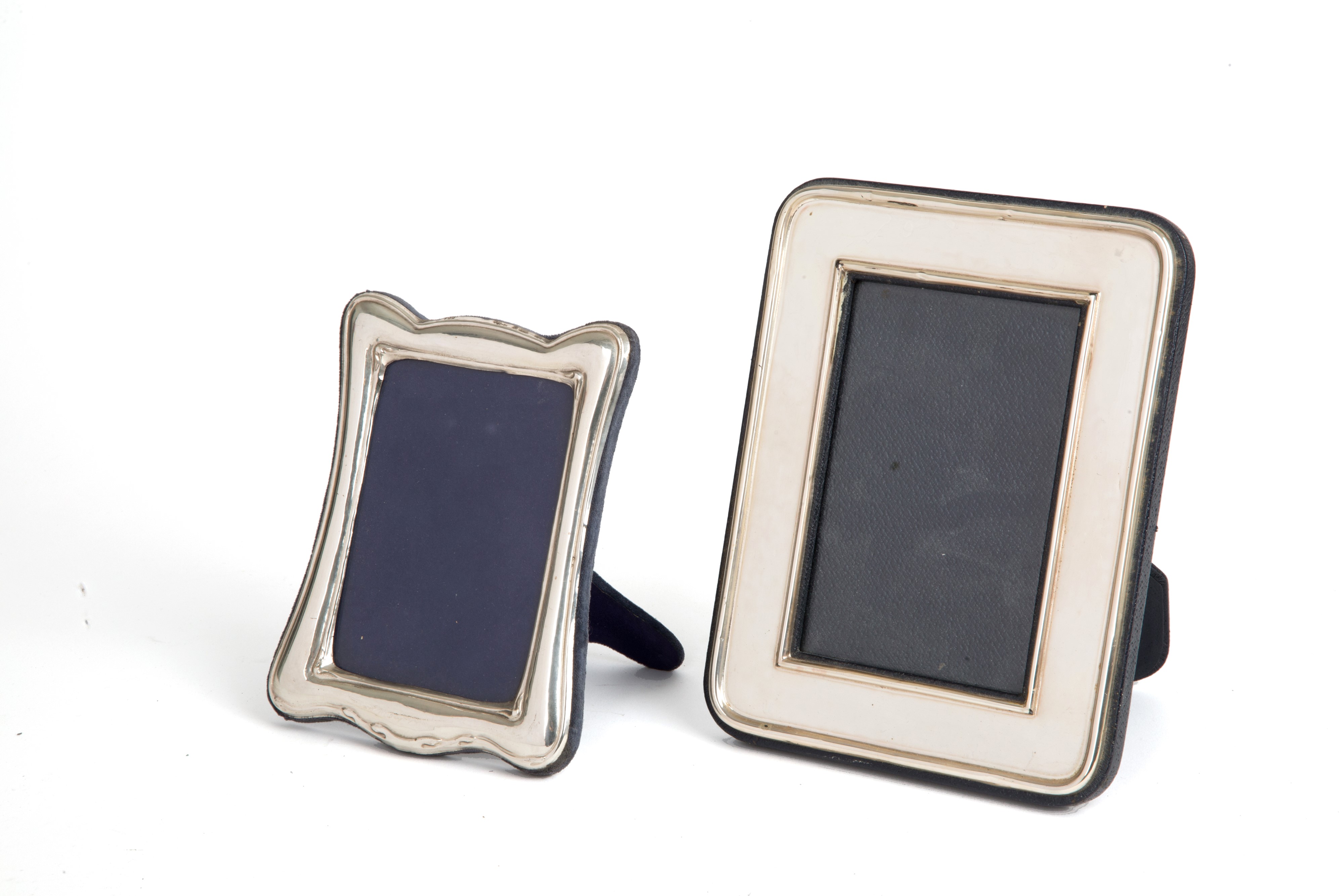 Cinque portafotografie in argento