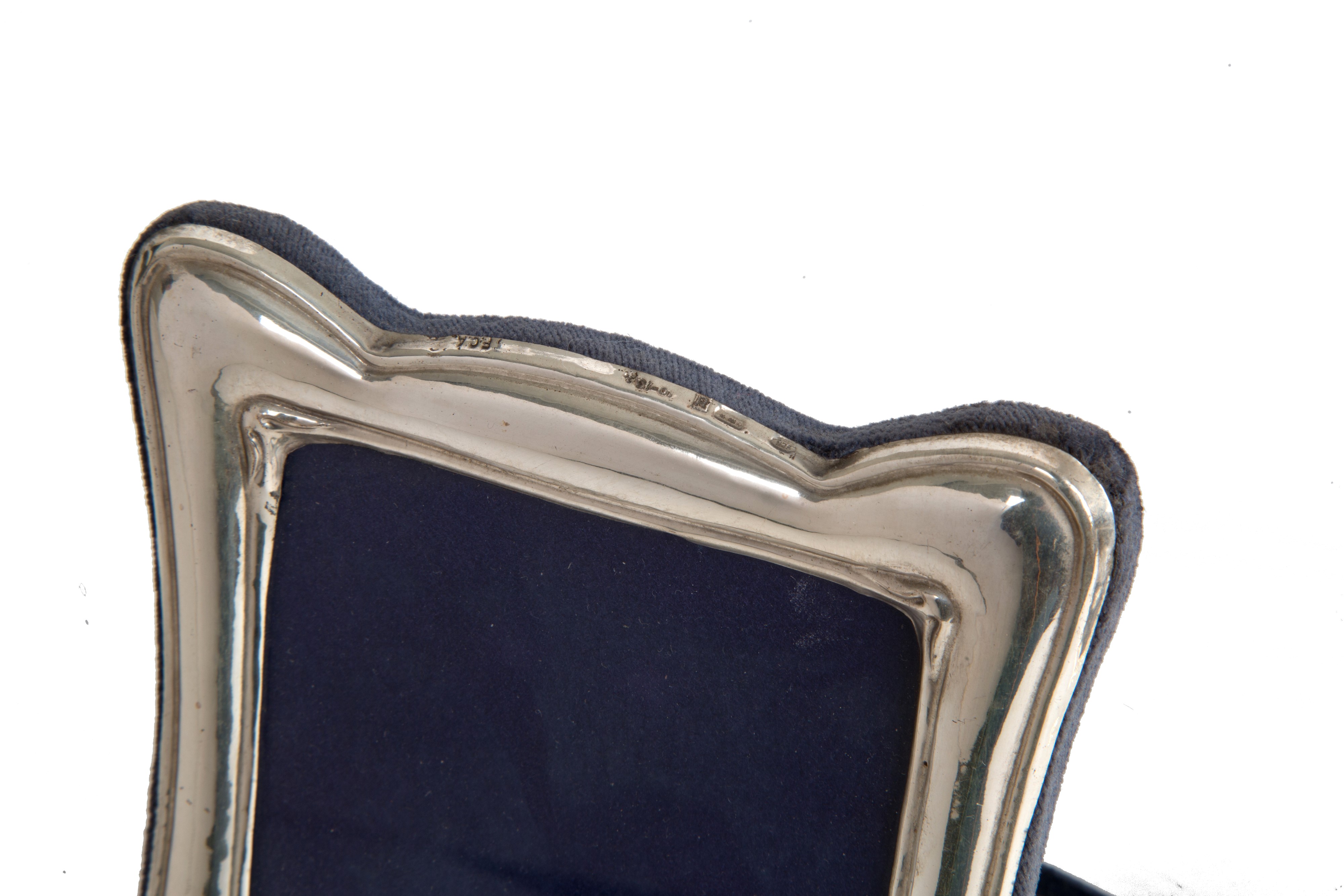 Cinque portafotografie in argento