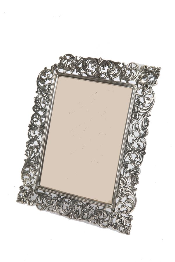 Silver photo holder