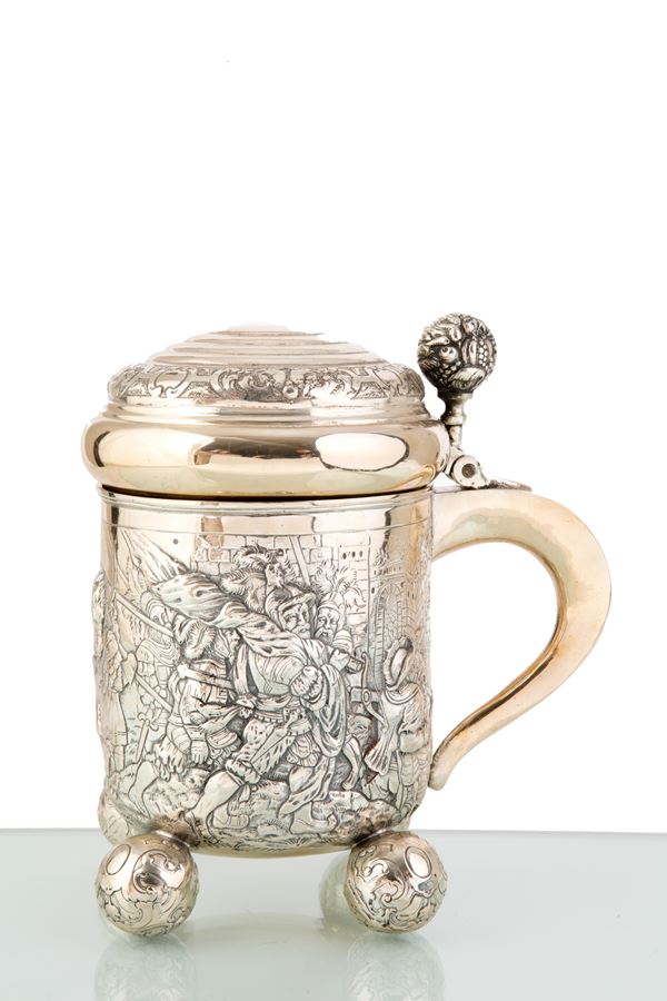 Tankard in 835 silver
