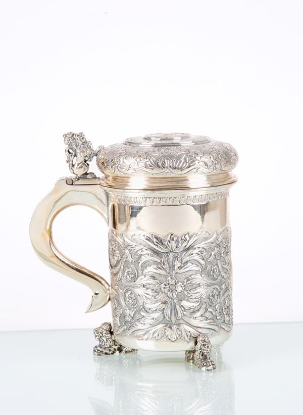 Tankard in 835 silver