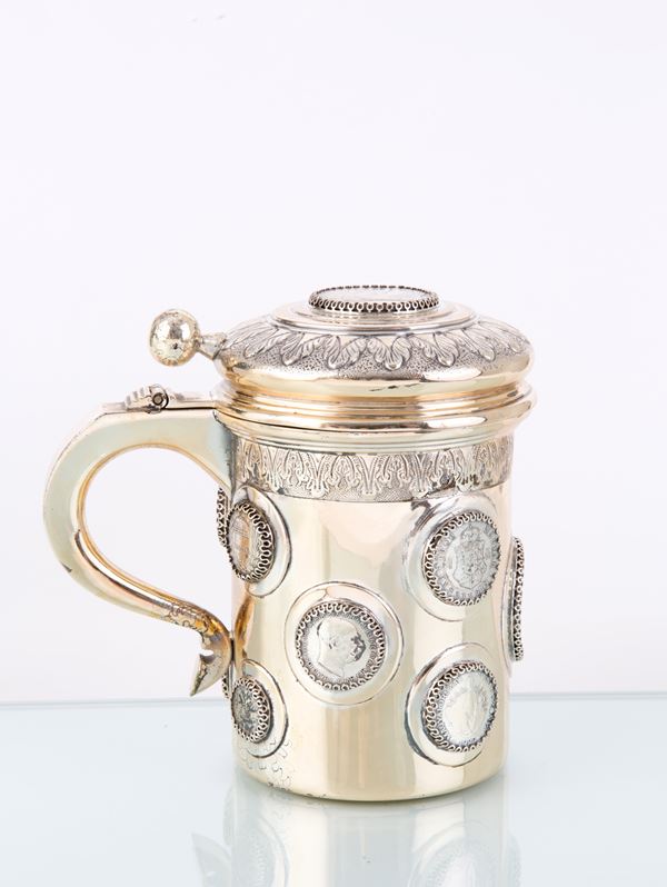 Tankard in argento 835