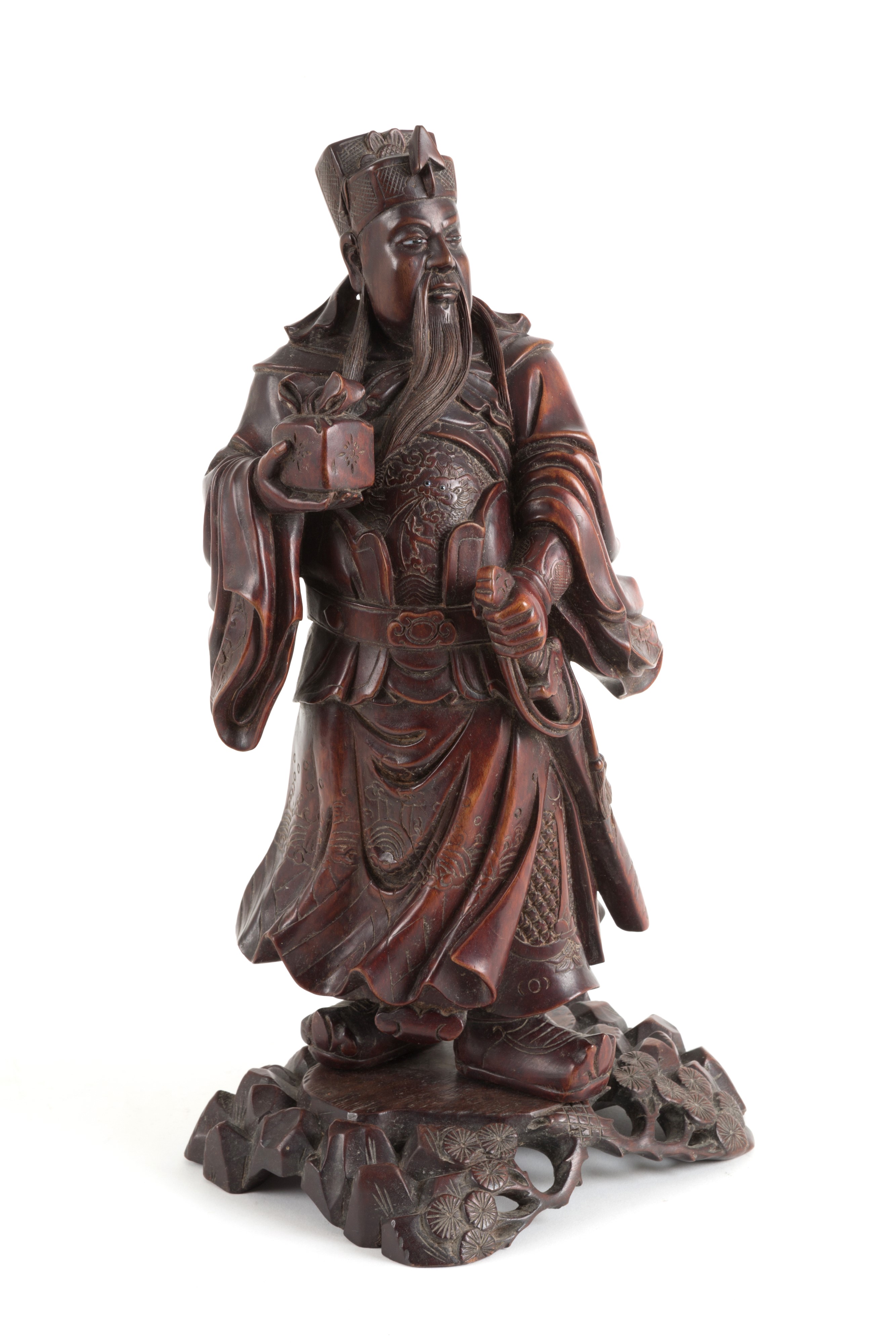 Scultura in legno 'DIGNITARIO'