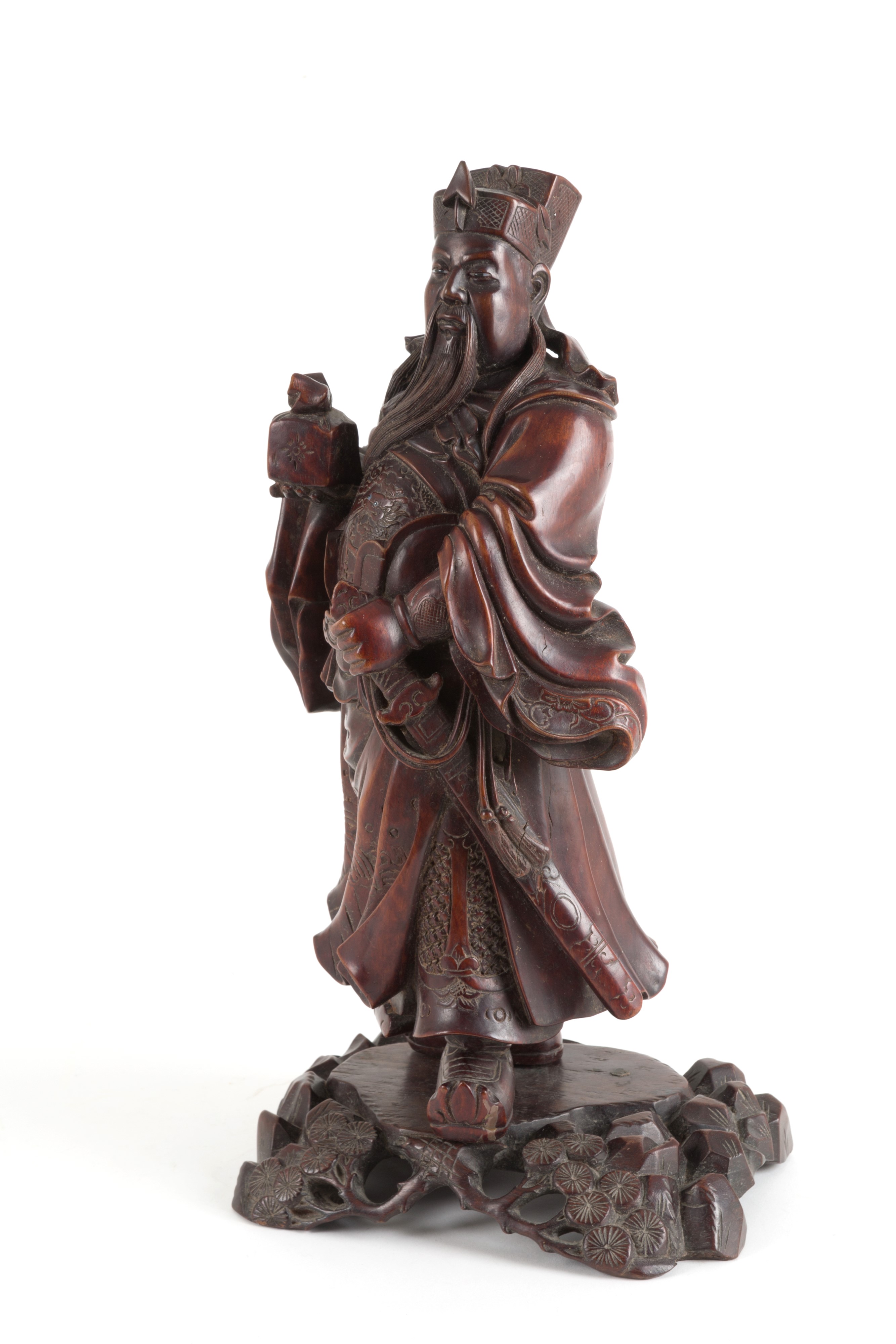 Scultura in legno 'DIGNITARIO'