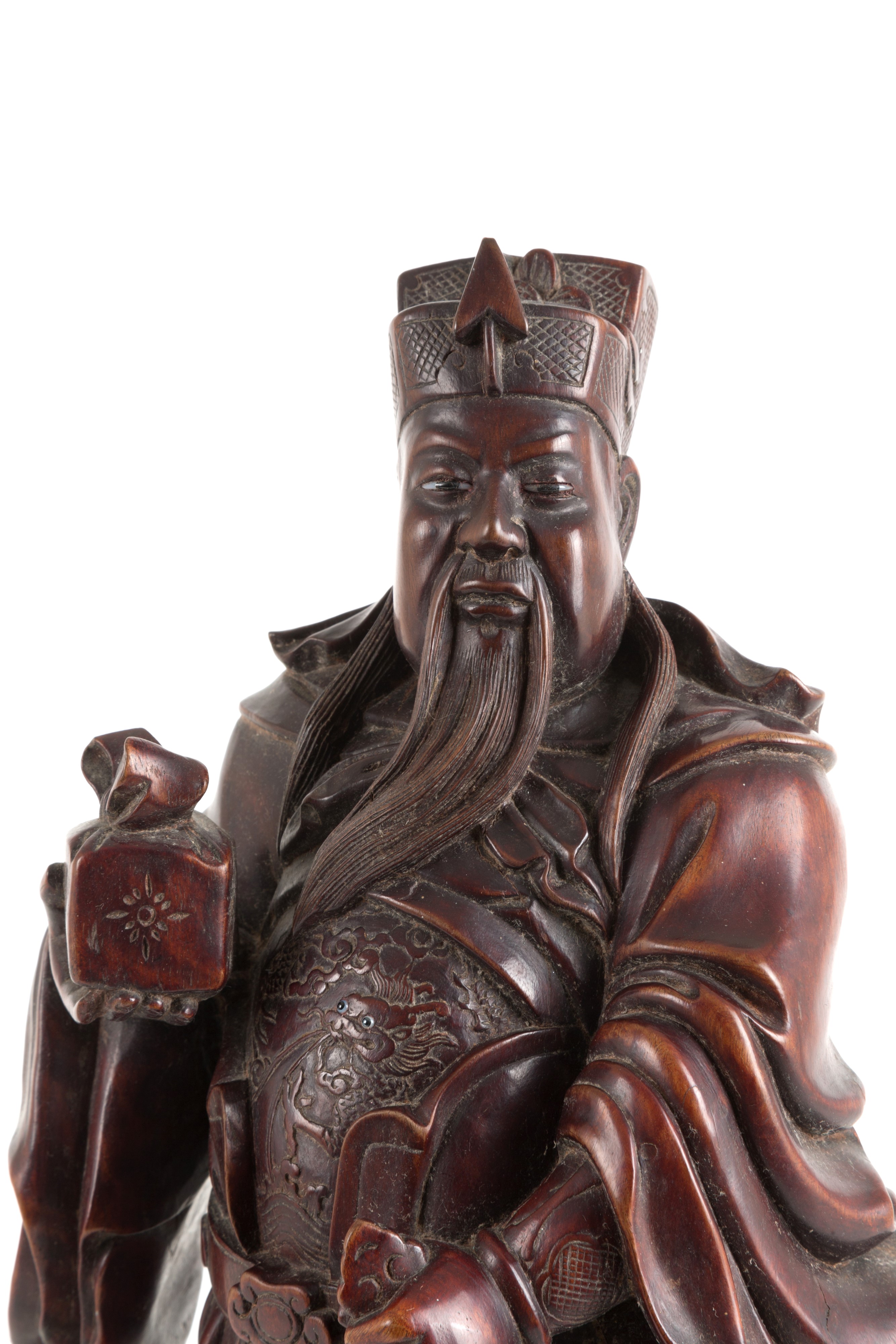 Scultura in legno 'DIGNITARIO'