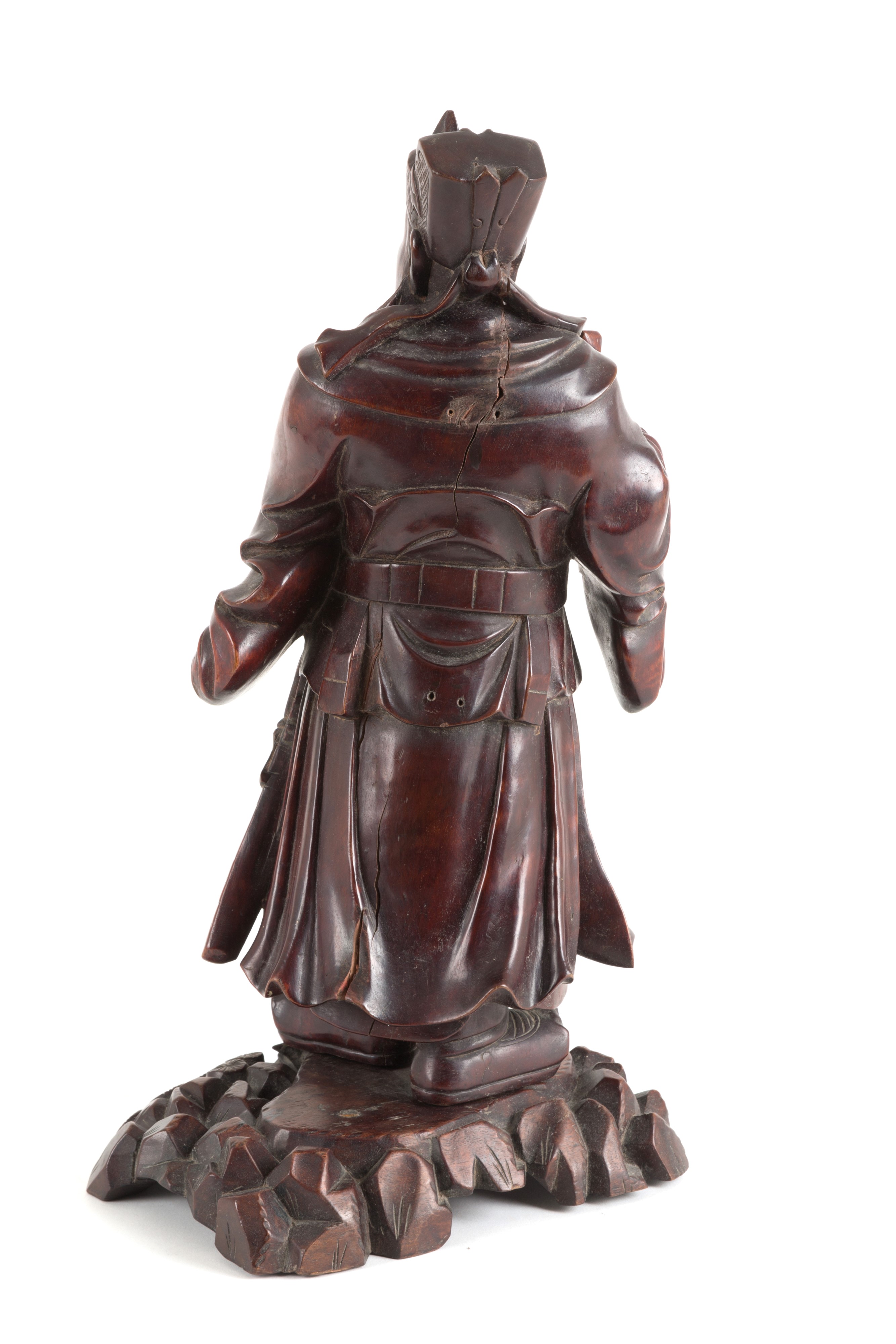 Scultura in legno 'DIGNITARIO'