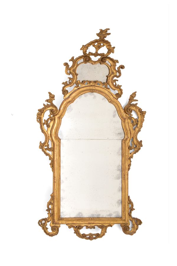Wooden mirror