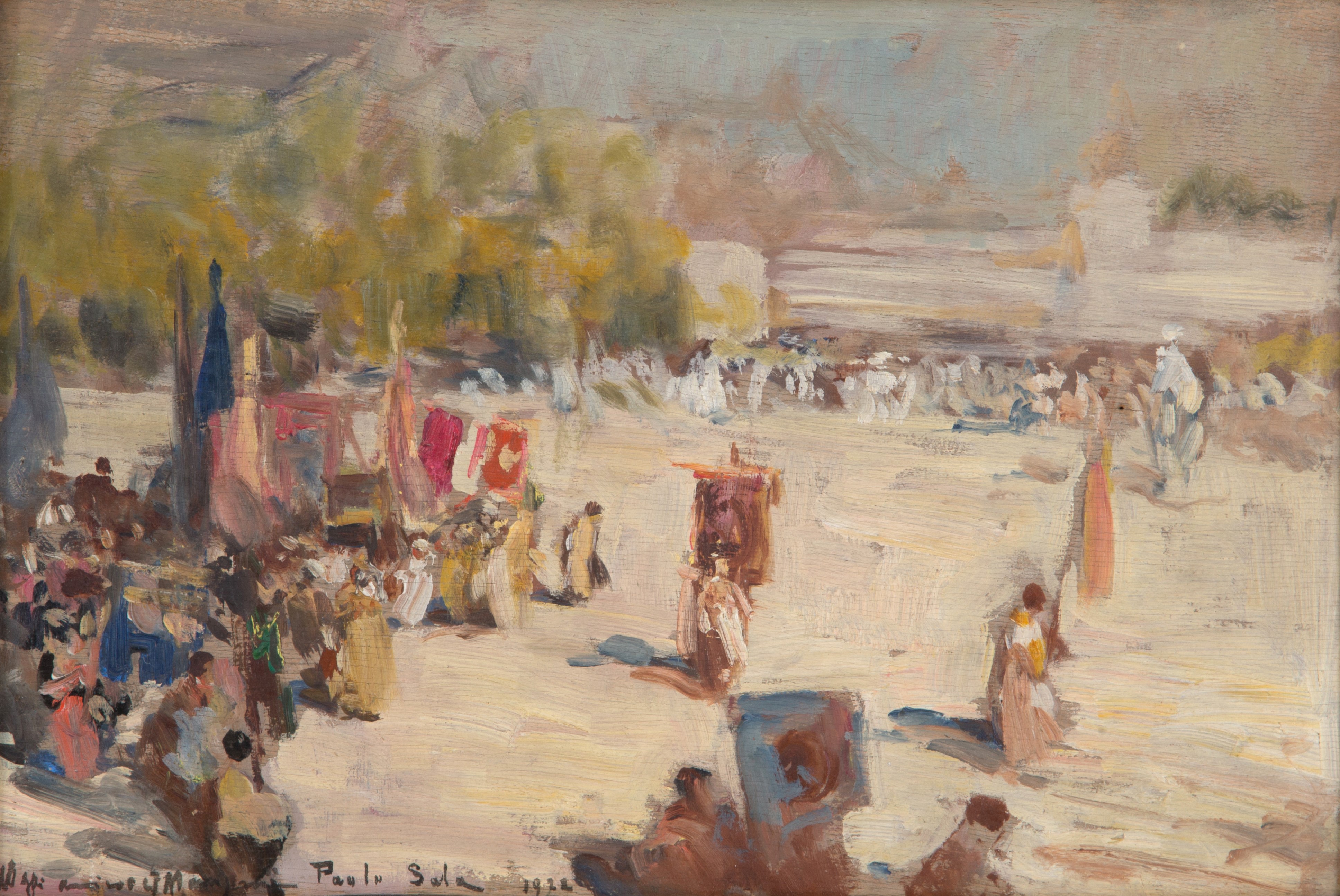 Paolo Sala - Dipinto "processione"