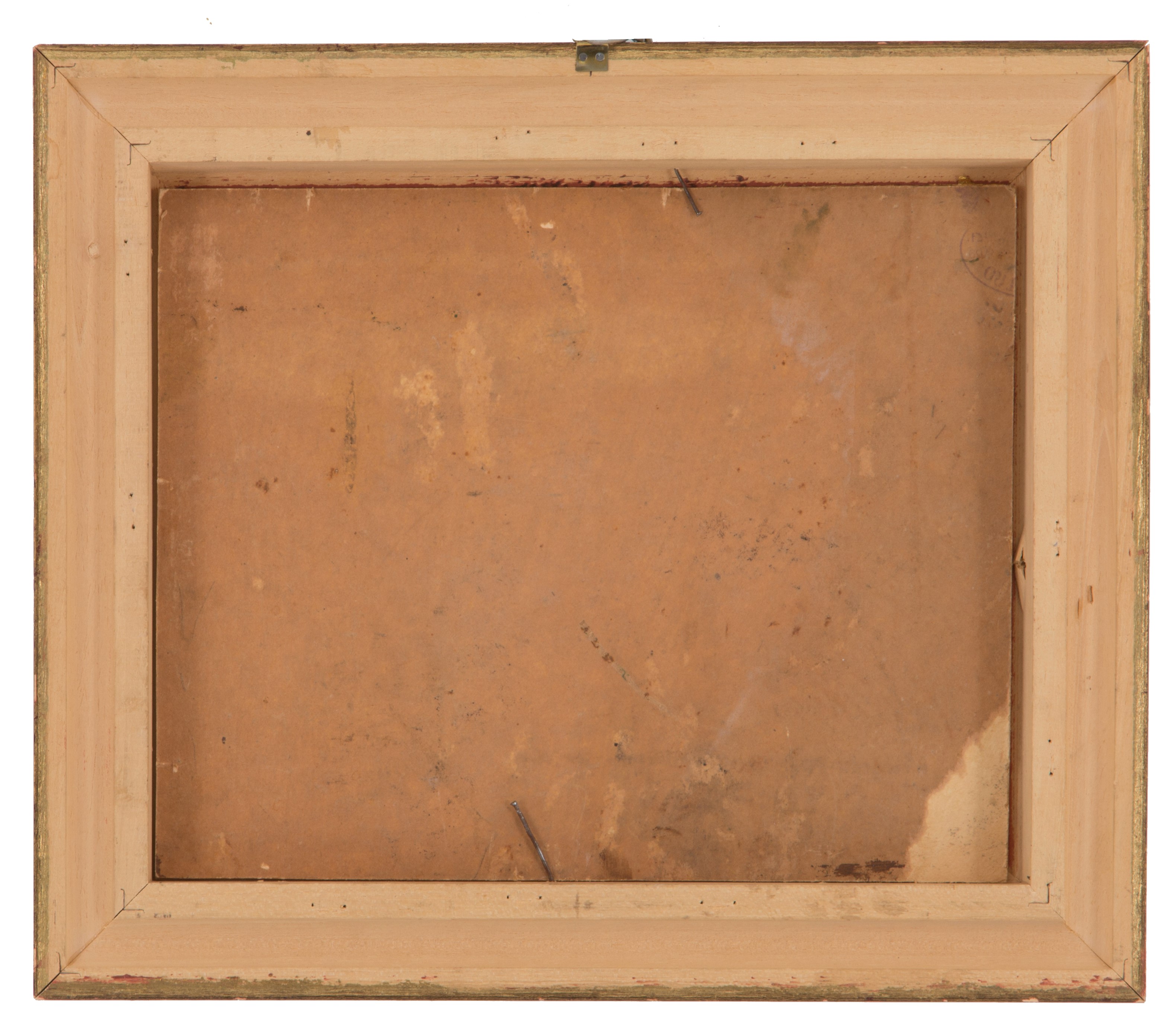 Leonardo Dudreville - Dipinto "giardino con Case"
