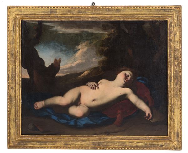 MASSIMO STANZIONE - Painting "SLEEPING CUPID"