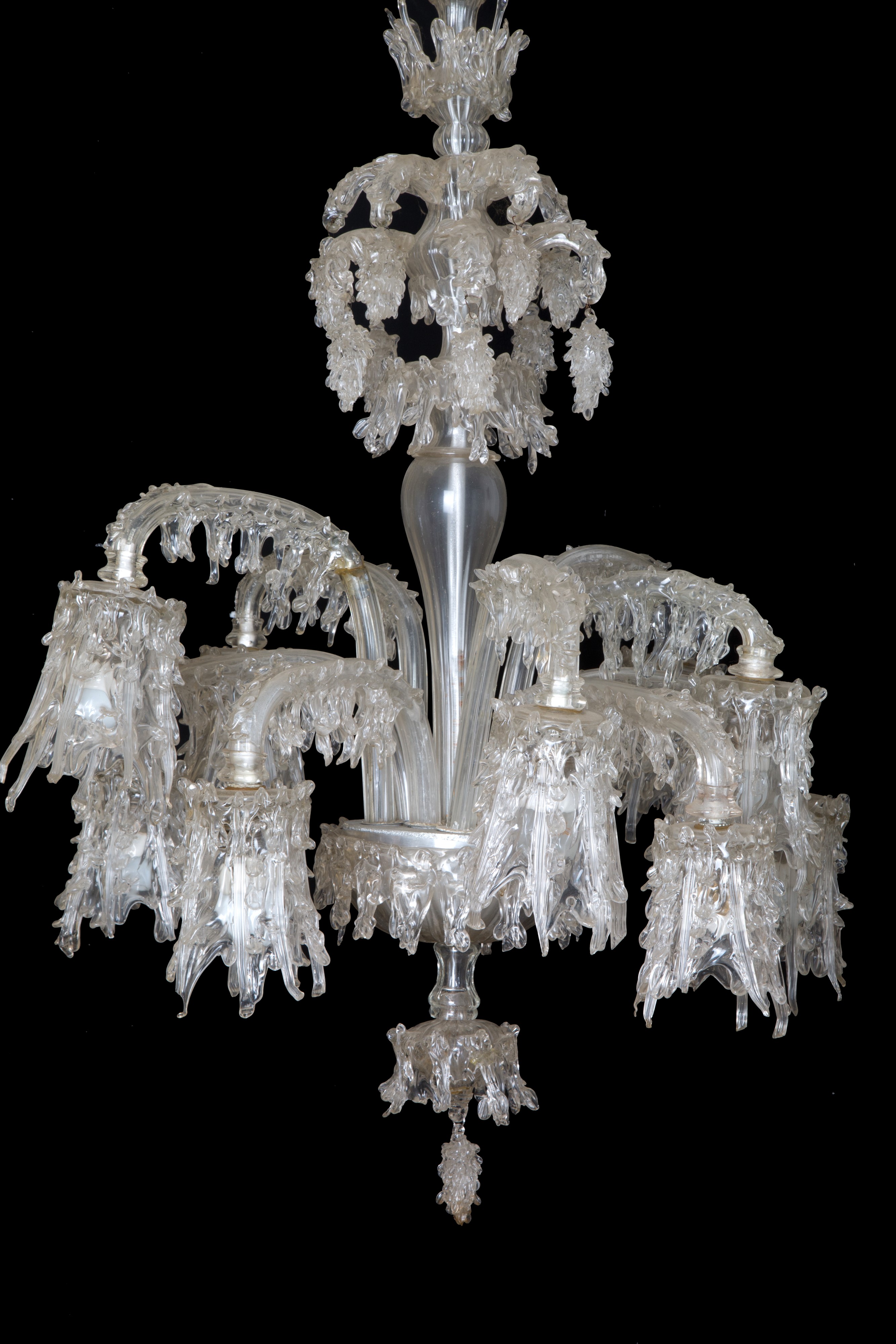 Lampadario in Vetro Soffiato