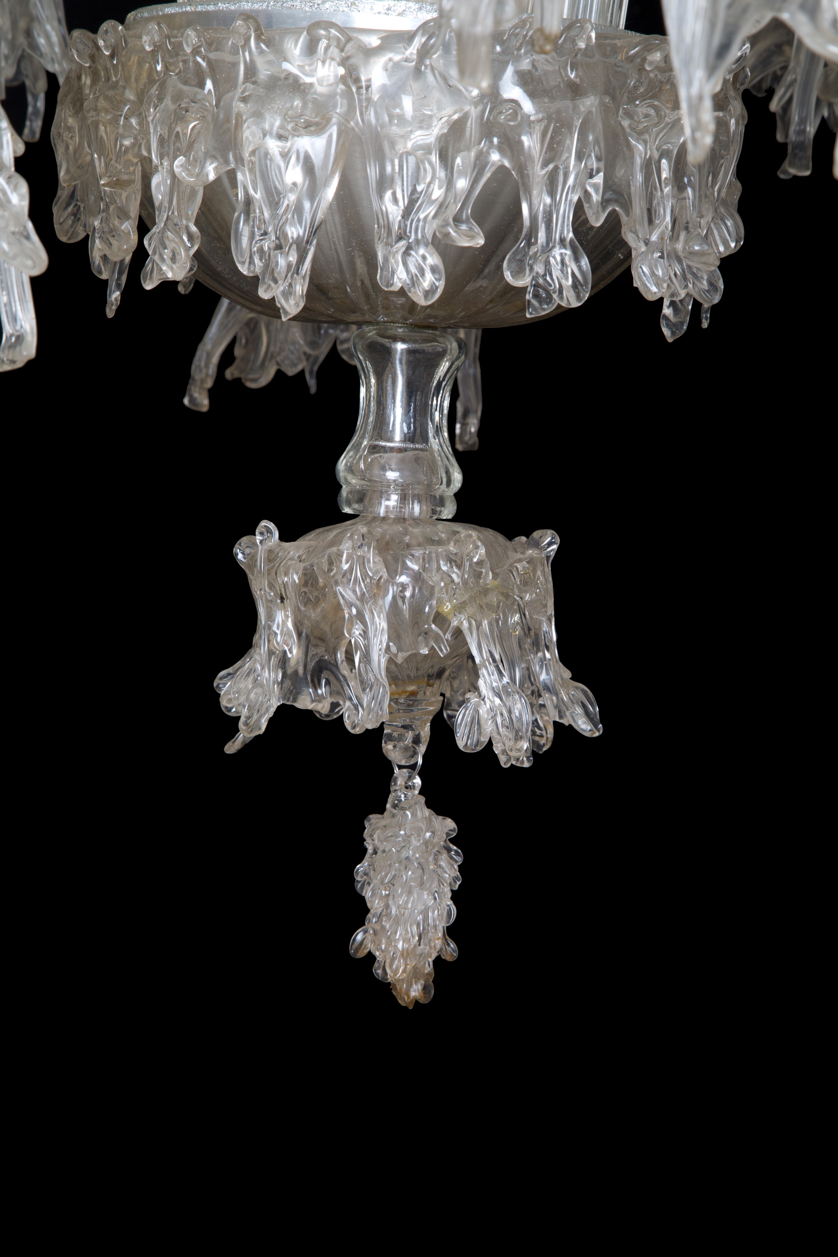 Lampadario in Vetro Soffiato