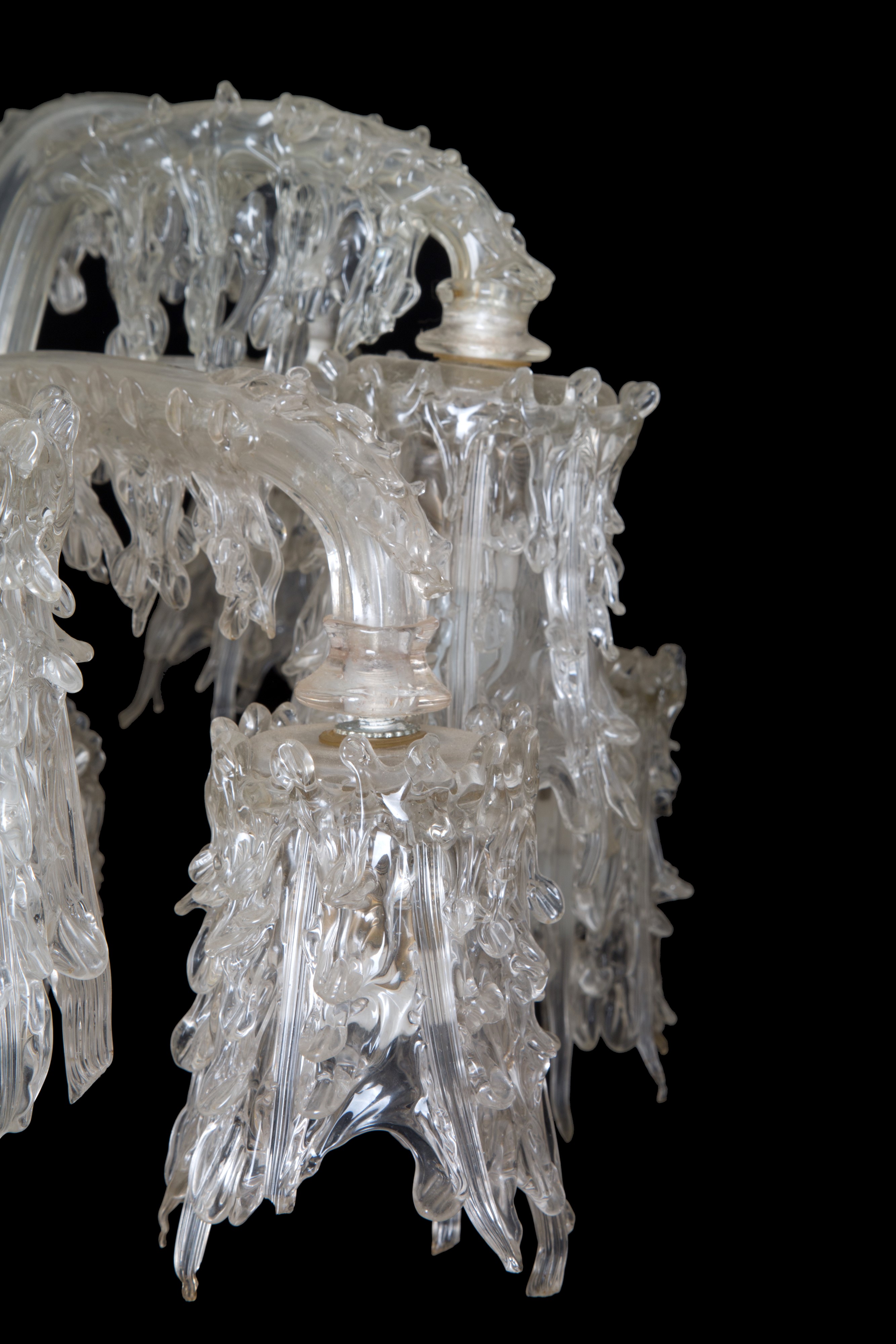 Lampadario in Vetro Soffiato