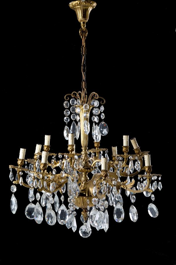 Bronze chandelier