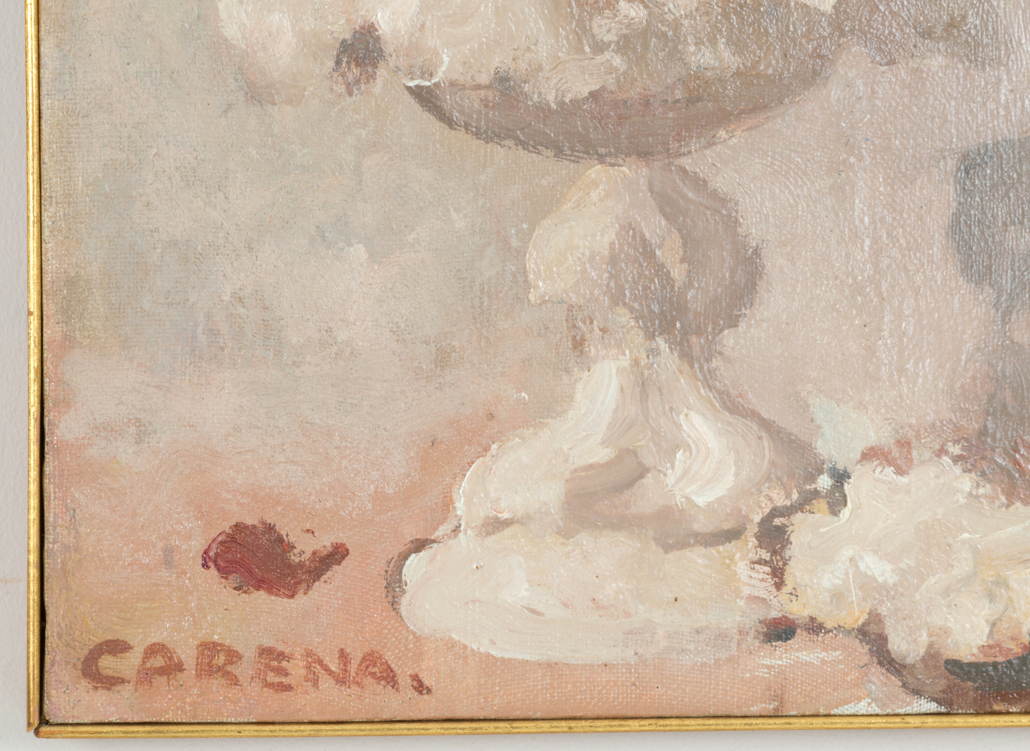 Felice Carena - Natura morta con conchiglie, olio su tela