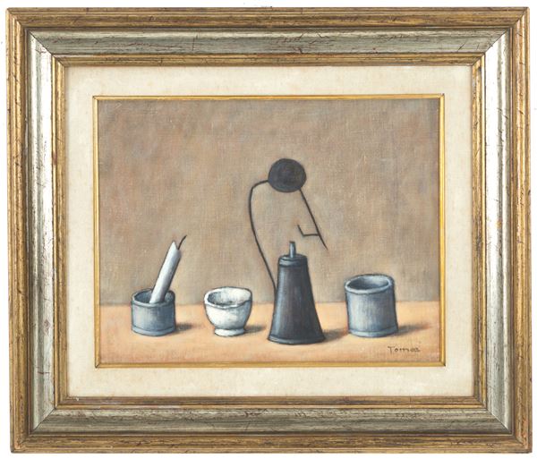 FIORENZO TOMEA - Painting 'LANTERNS'