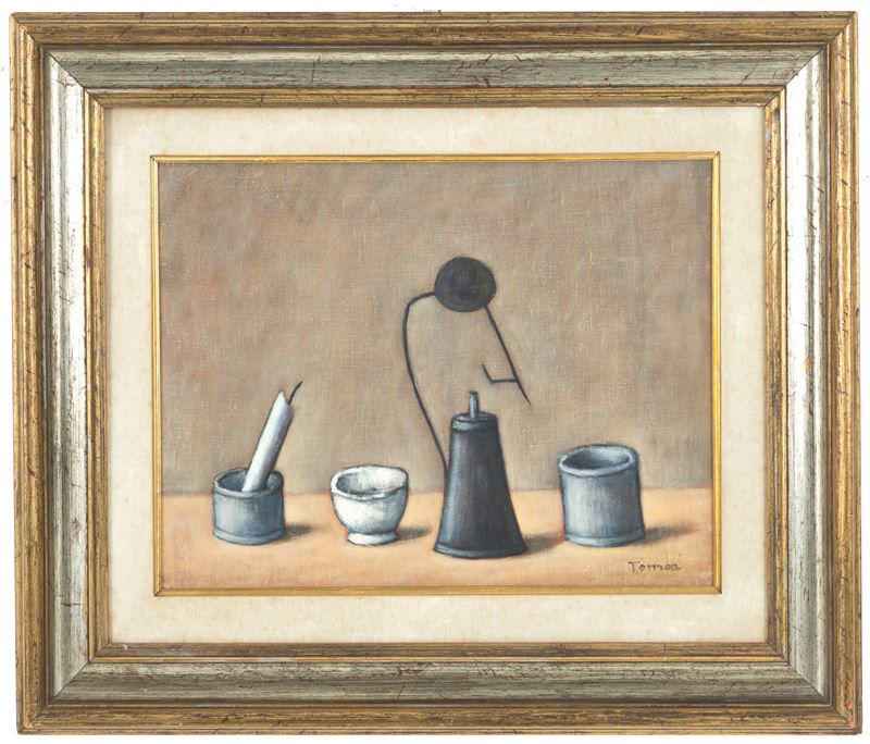 Fiorenzo Tomea - Dipinto 'lanterne'
