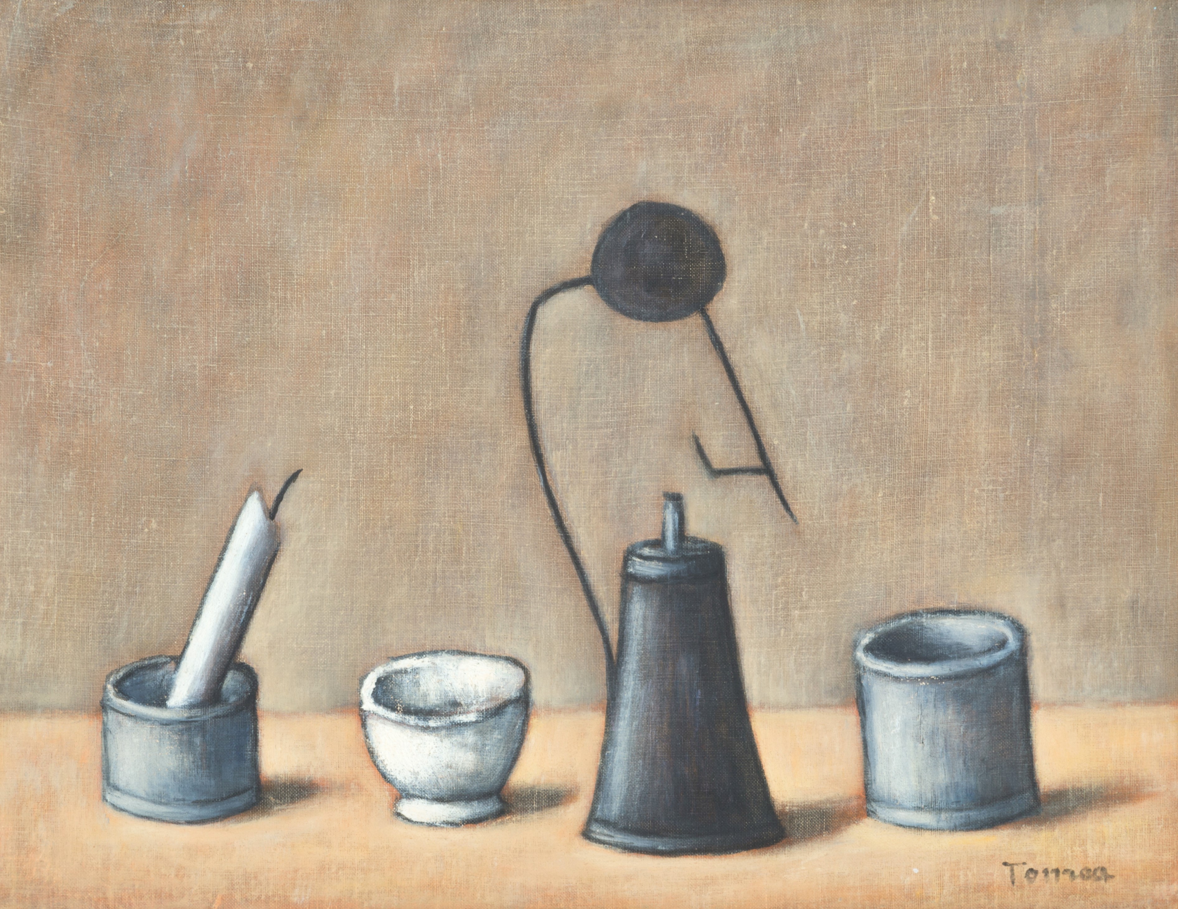Fiorenzo Tomea - Dipinto 'lanterne'