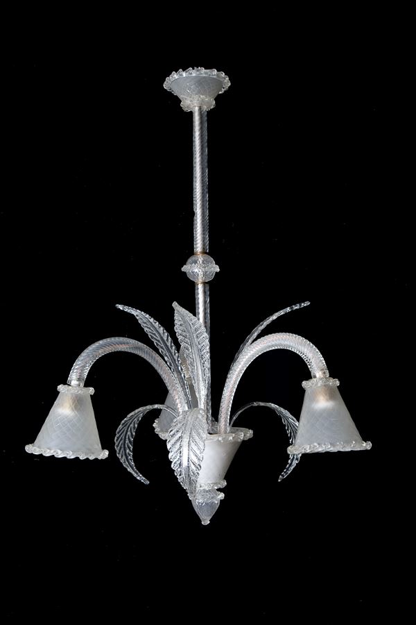 Chandelier with leaves