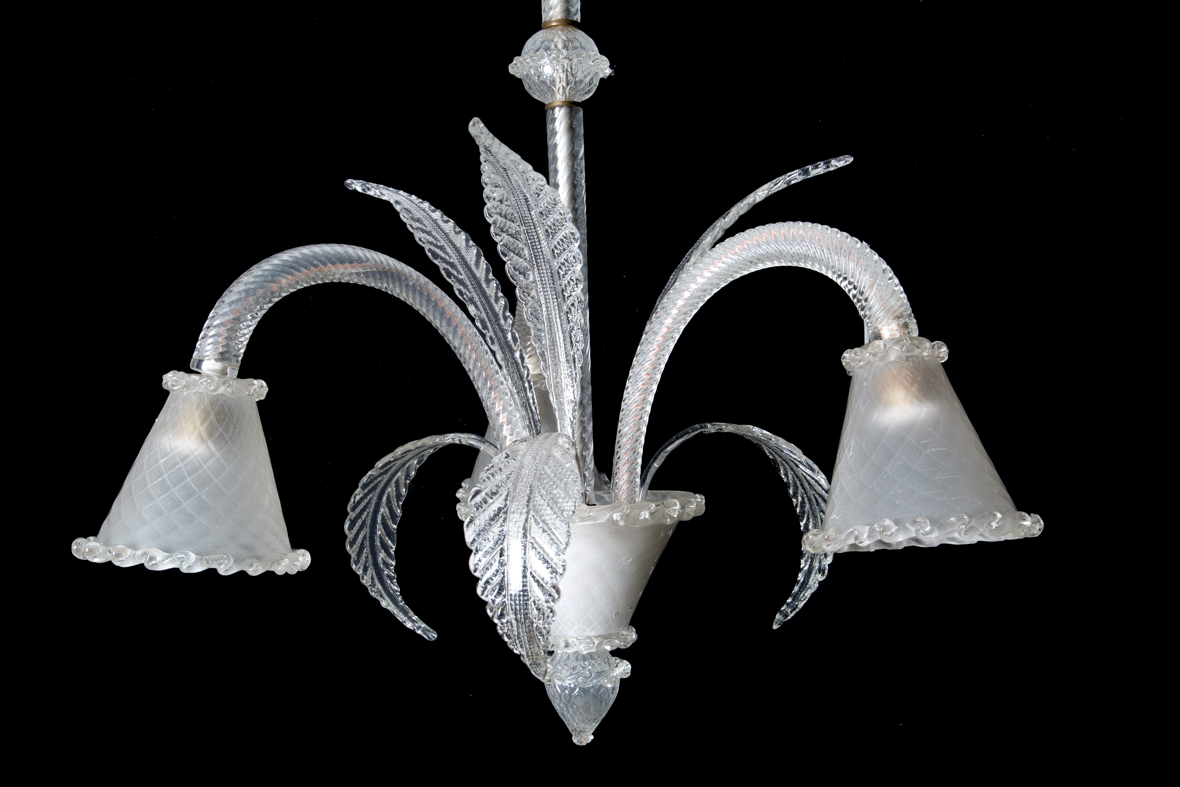 Lampadario a Foglie