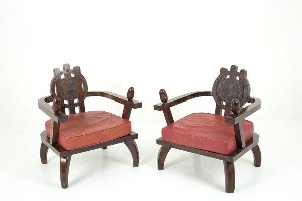 ETTORE ZACCARI - Two armchairs