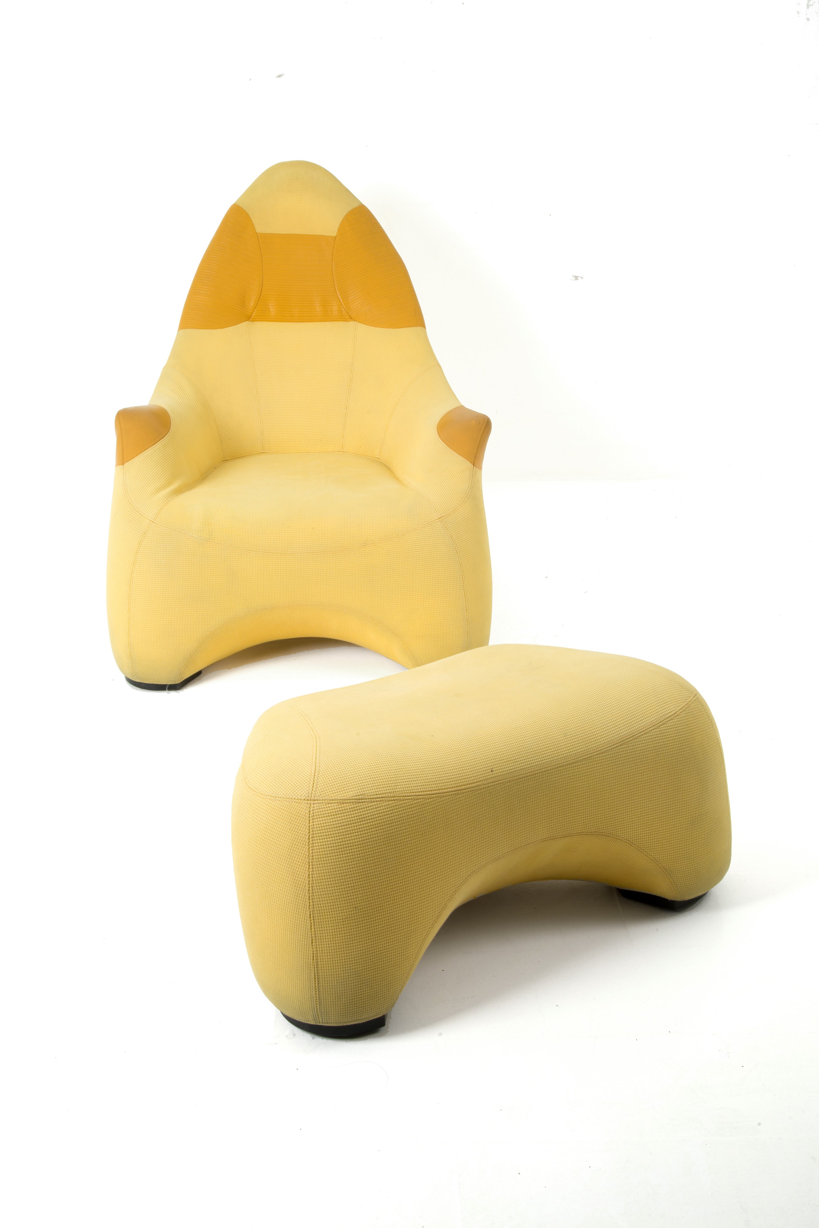 Marc Sadler - Poltrona con Pouff Mod. Hal per Cassina