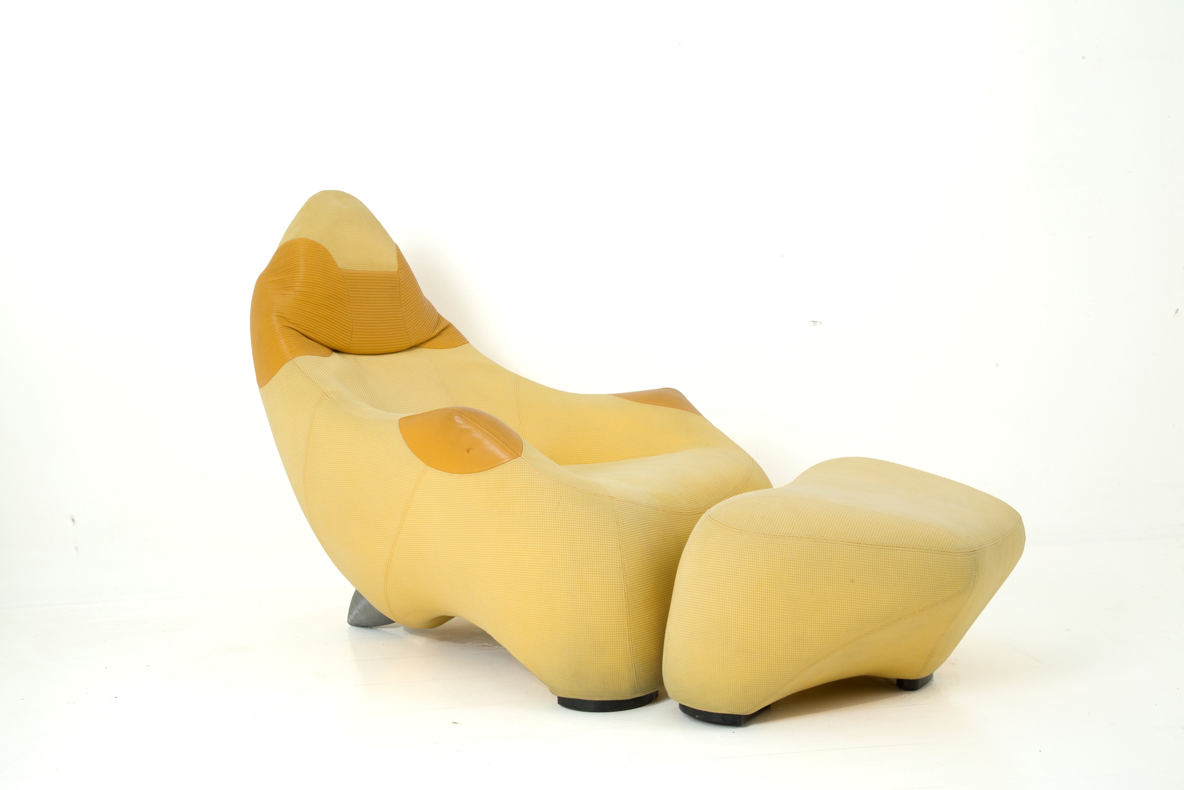 Marc Sadler - Poltrona con Pouff Mod. Hal per Cassina