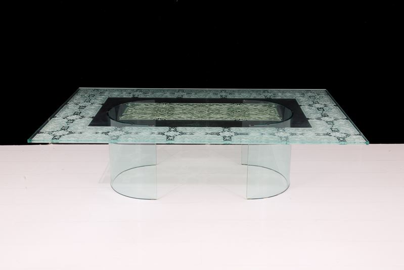 Tavolo in vetro