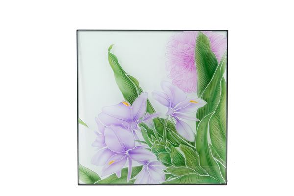 Double glass panel
