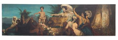 Dipinto "cleopatra sul Nilo"