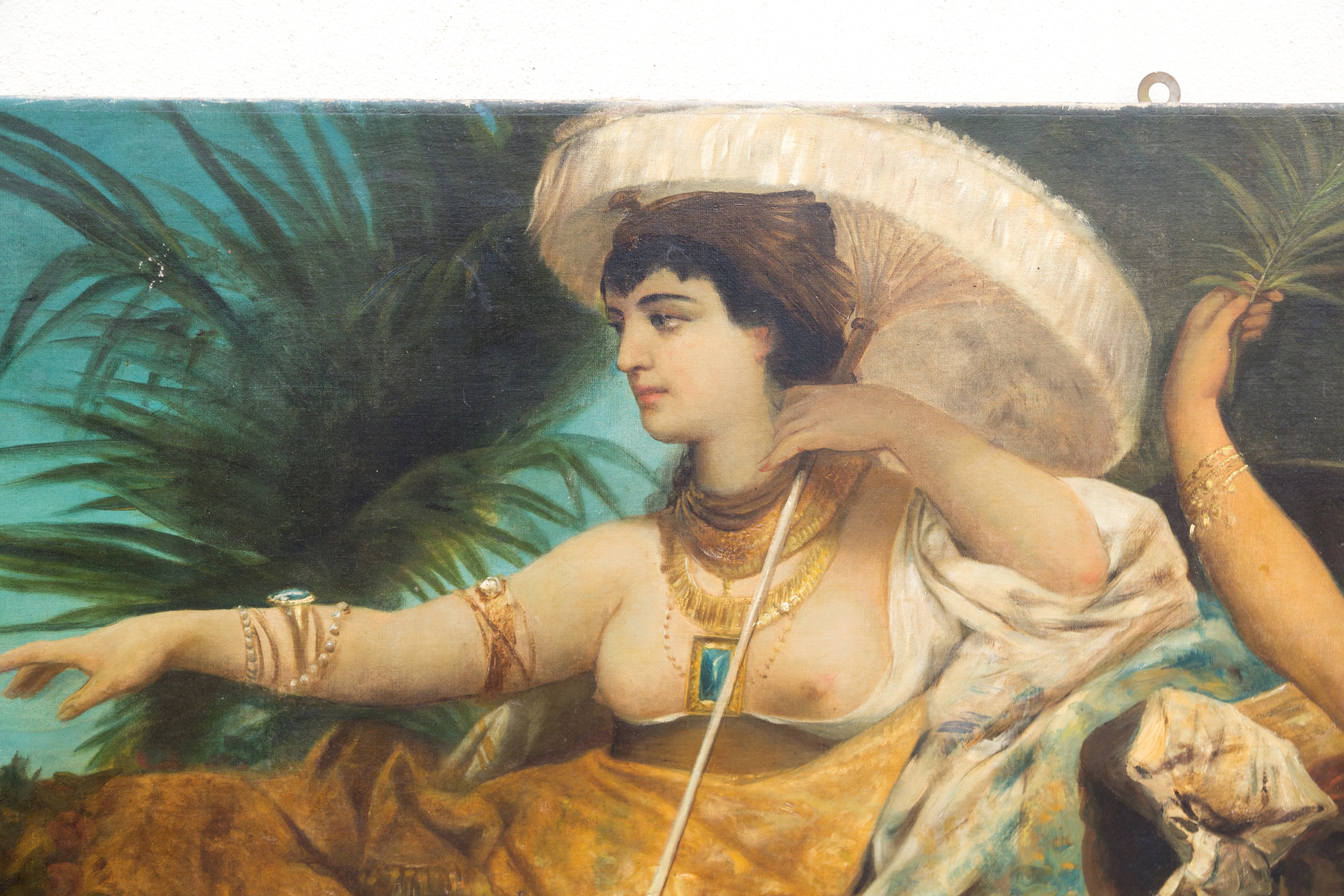 Hans Makart - Dipinto "cleopatra sul Nilo"