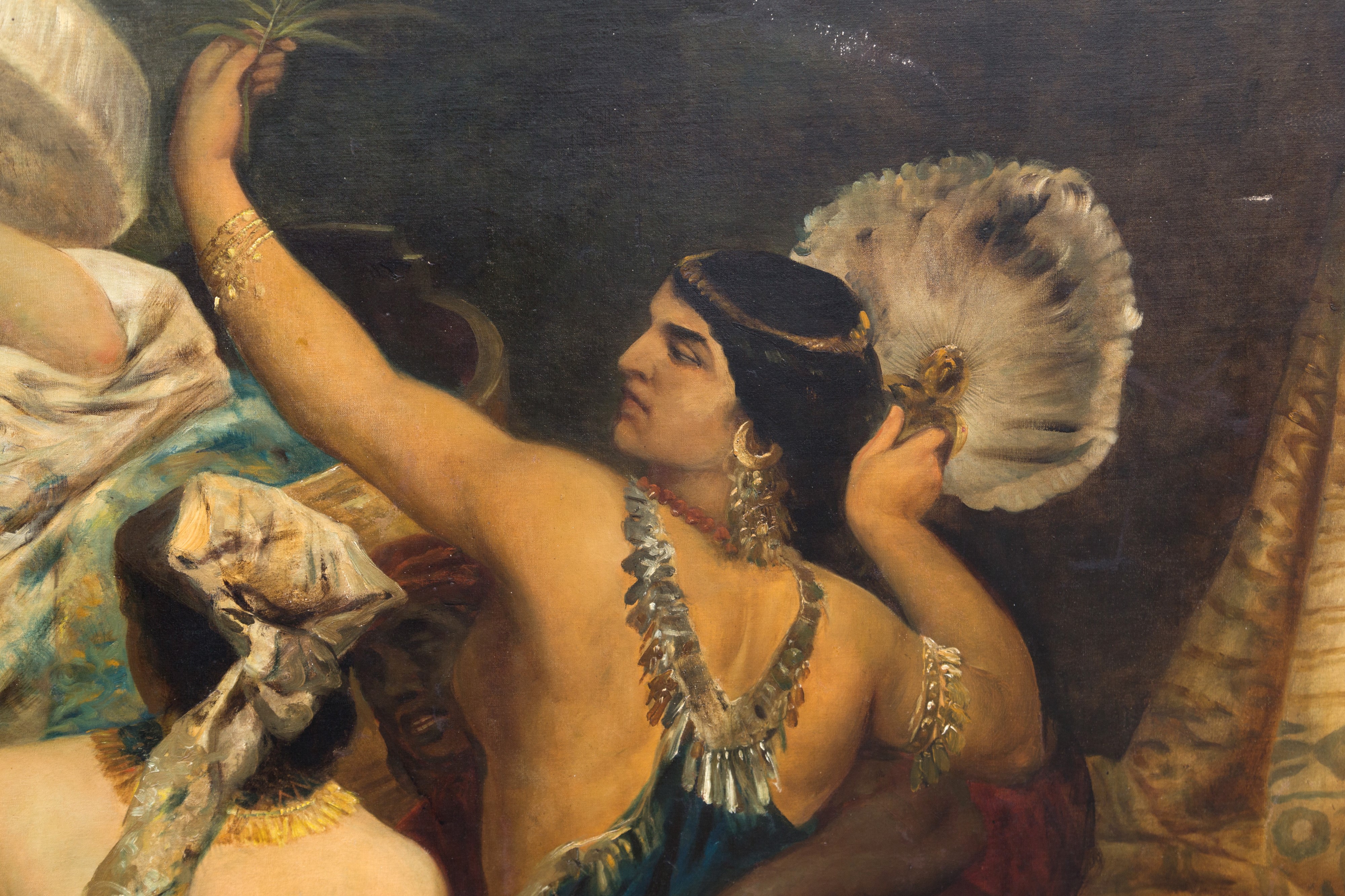Hans Makart - Dipinto "cleopatra sul Nilo"