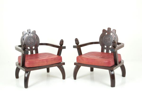 ETTORE ZACCARI - Two armchairs