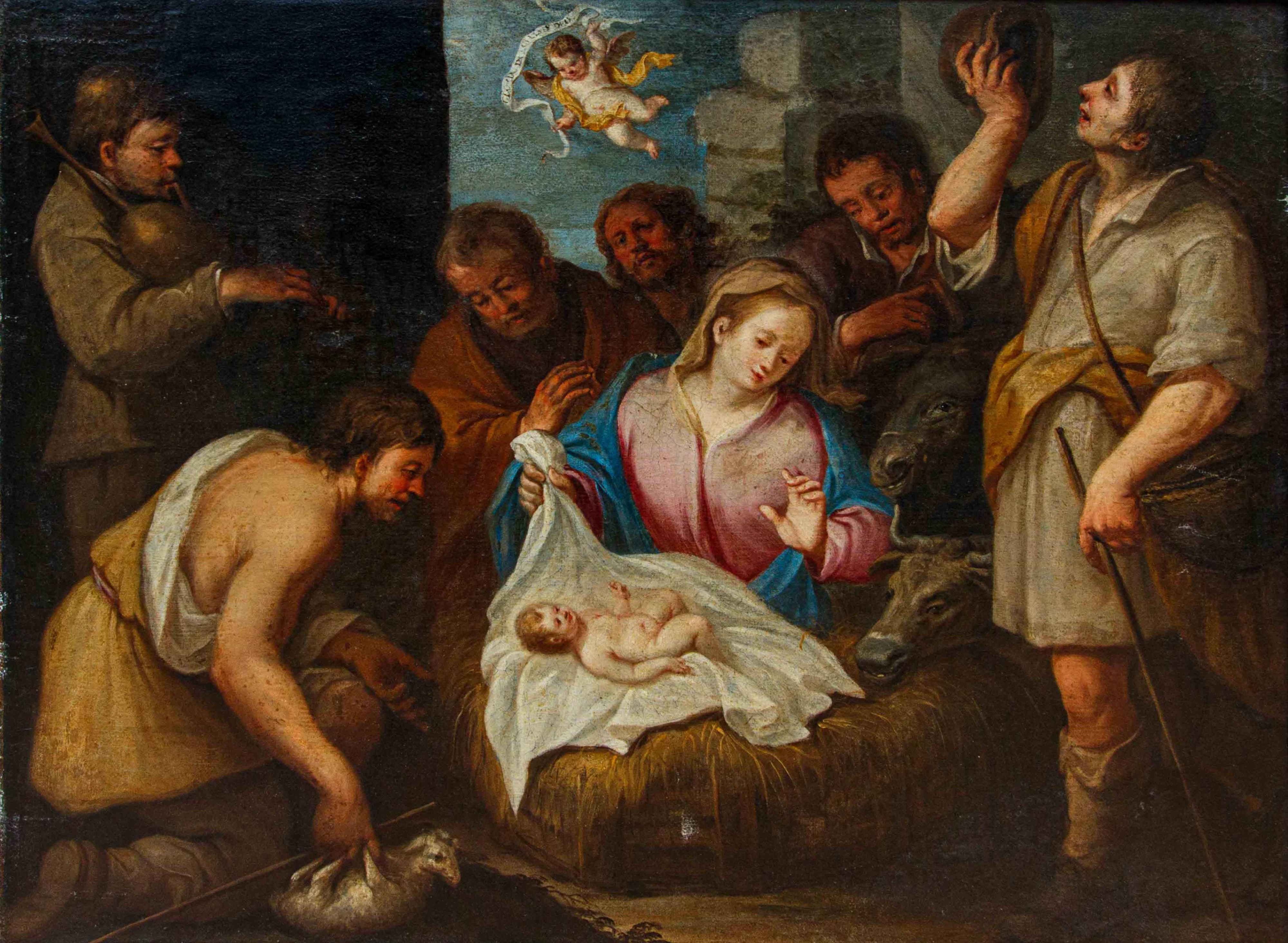 Dipinto "adorazione dei Pastori"