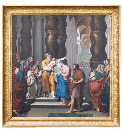 Dipinto "presentazione di Cristo al Tempio"