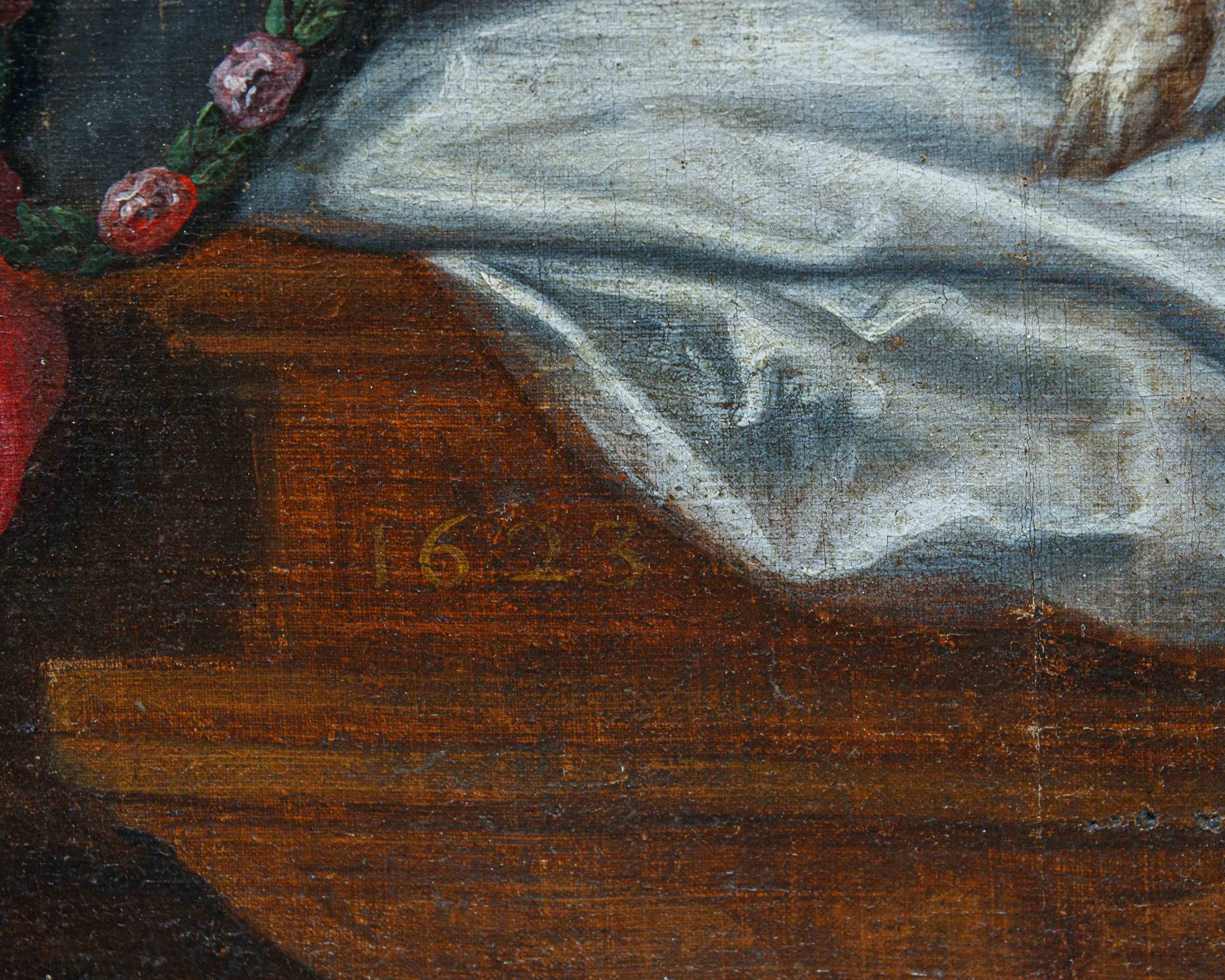 Pieter Paul Rubens - Dipinto "sacra Famiglia con San Giovannino"