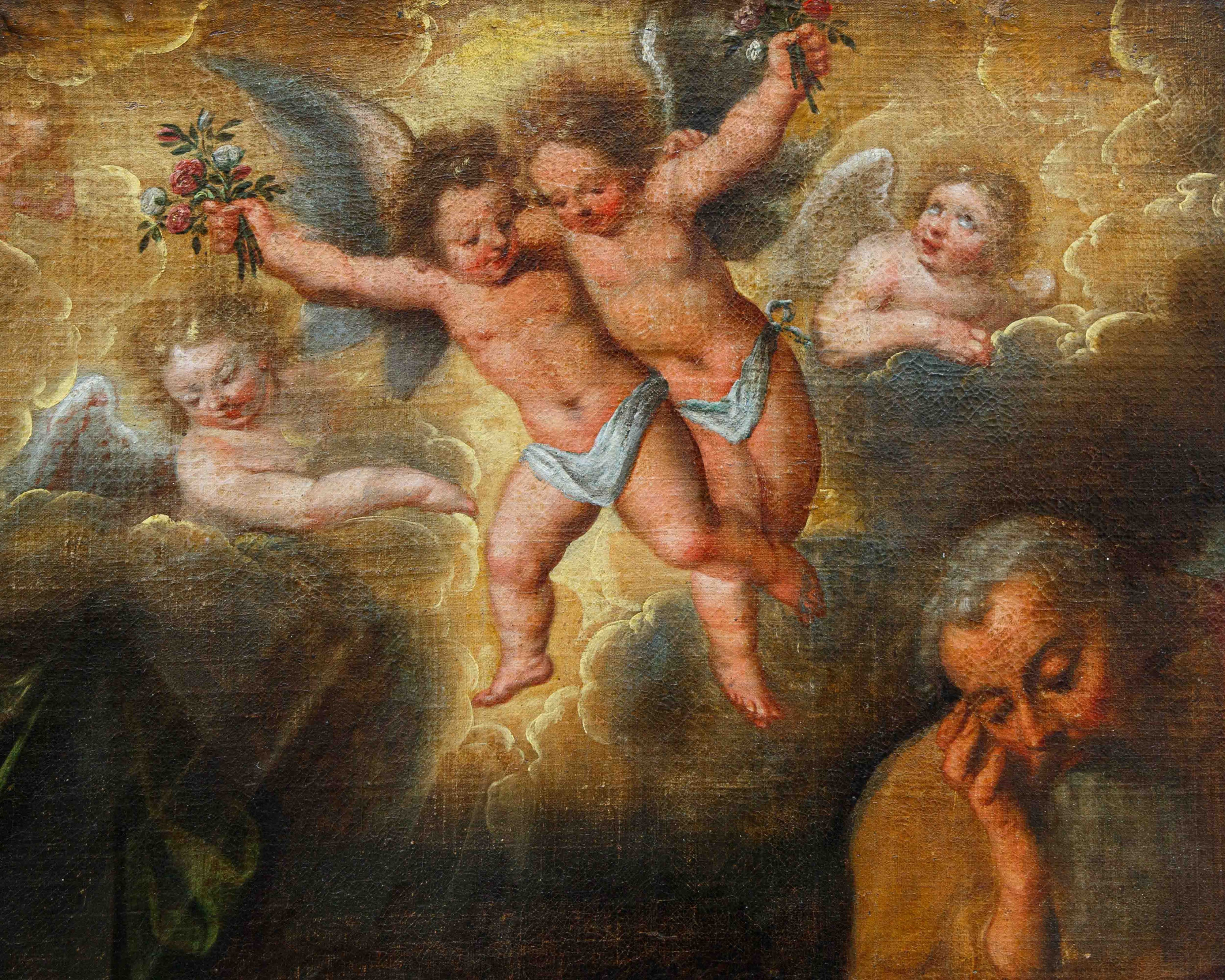 Pieter Paul Rubens - Dipinto "sacra Famiglia con San Giovannino"