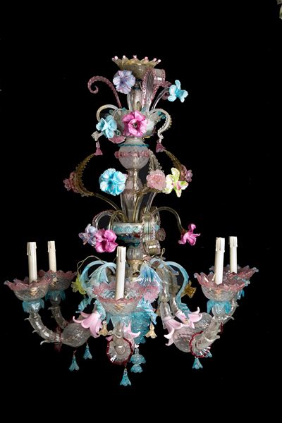 Lampadario in Vetro di Murano