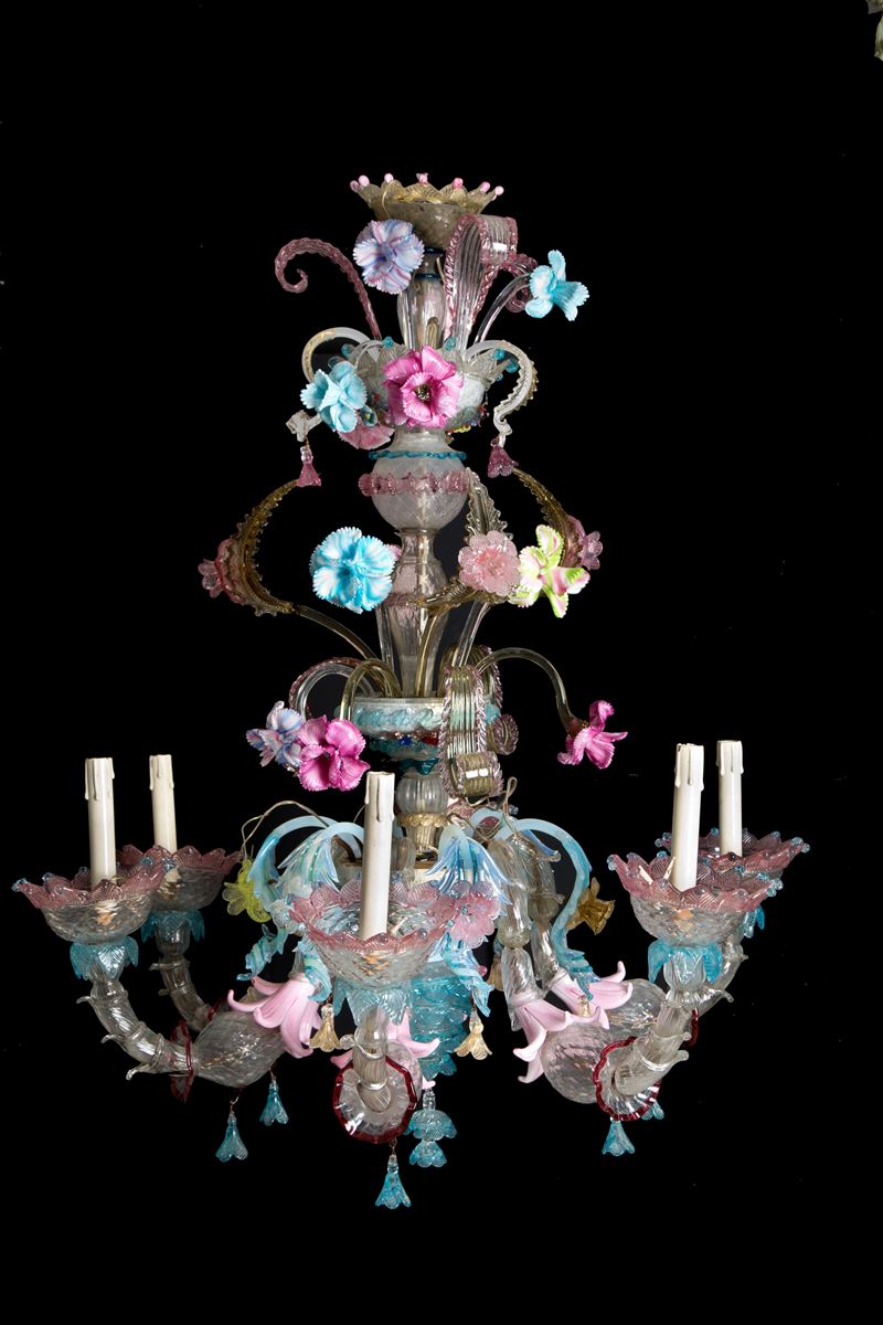 Lampadario in Vetro di Murano