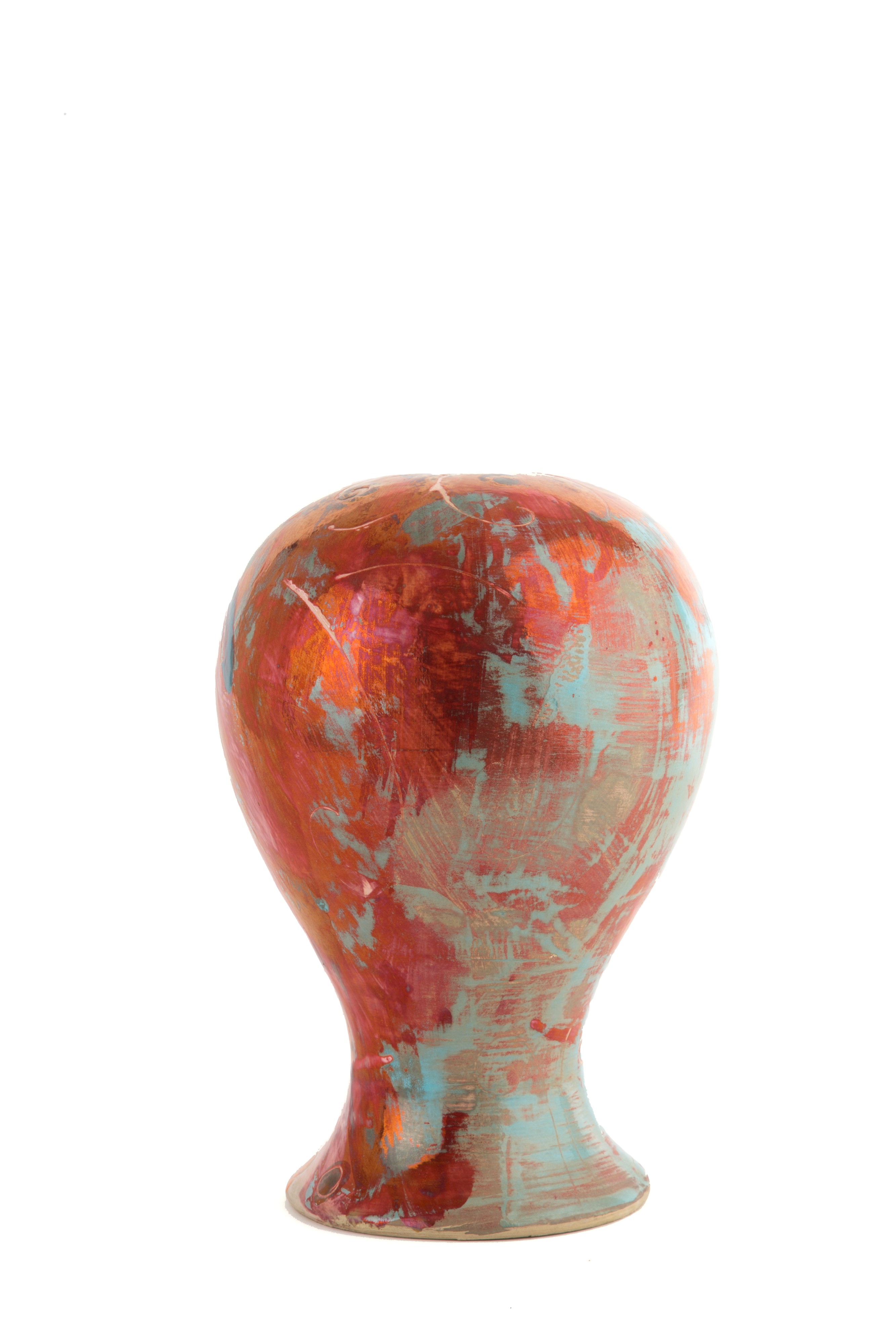 Bruno Ceccobelli - Scultura in Ceramica "testa"