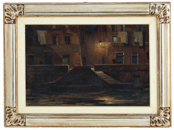 RENATO NATALI - Painting 'NIGHT SHADOWS'