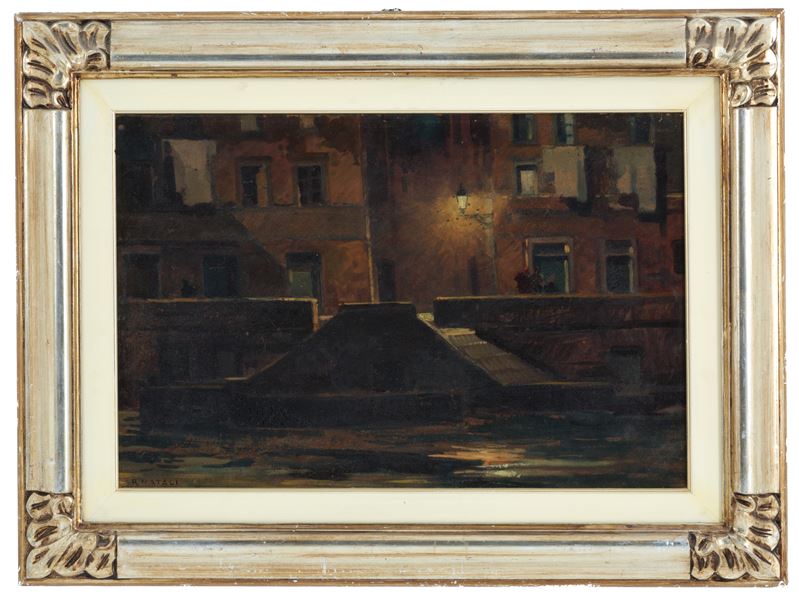 Renato Natali - Dipinto 'ombre Notturne'